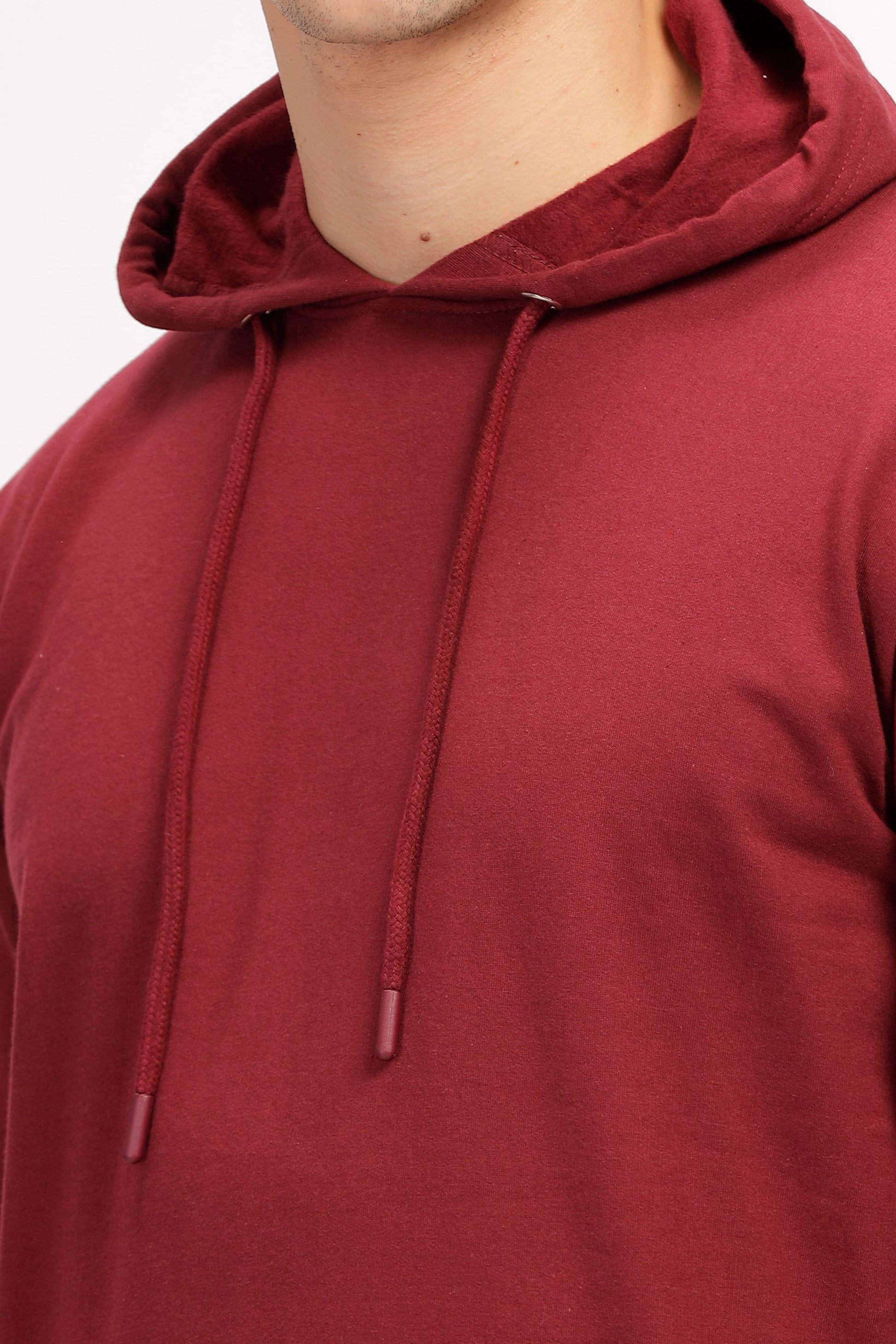 Plain Maroon Hoodies for Men