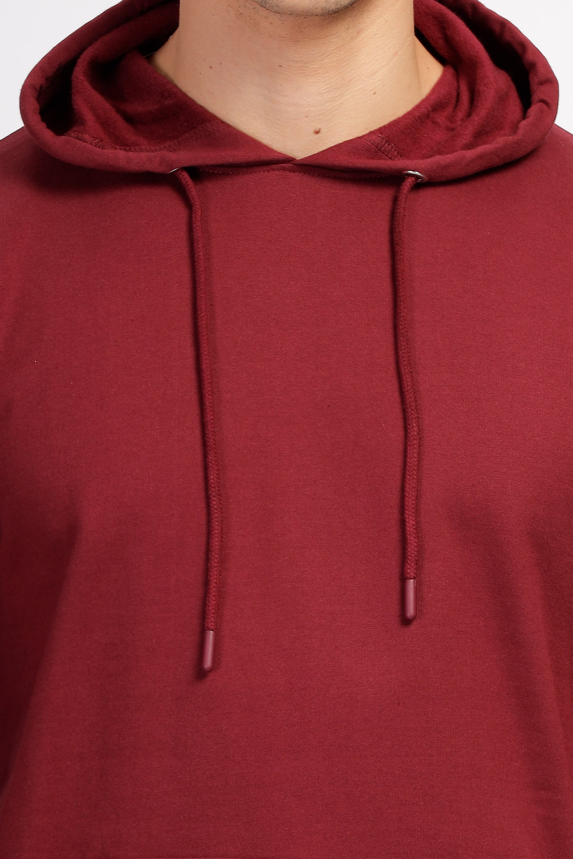 Plain Maroon Hoodies for Men