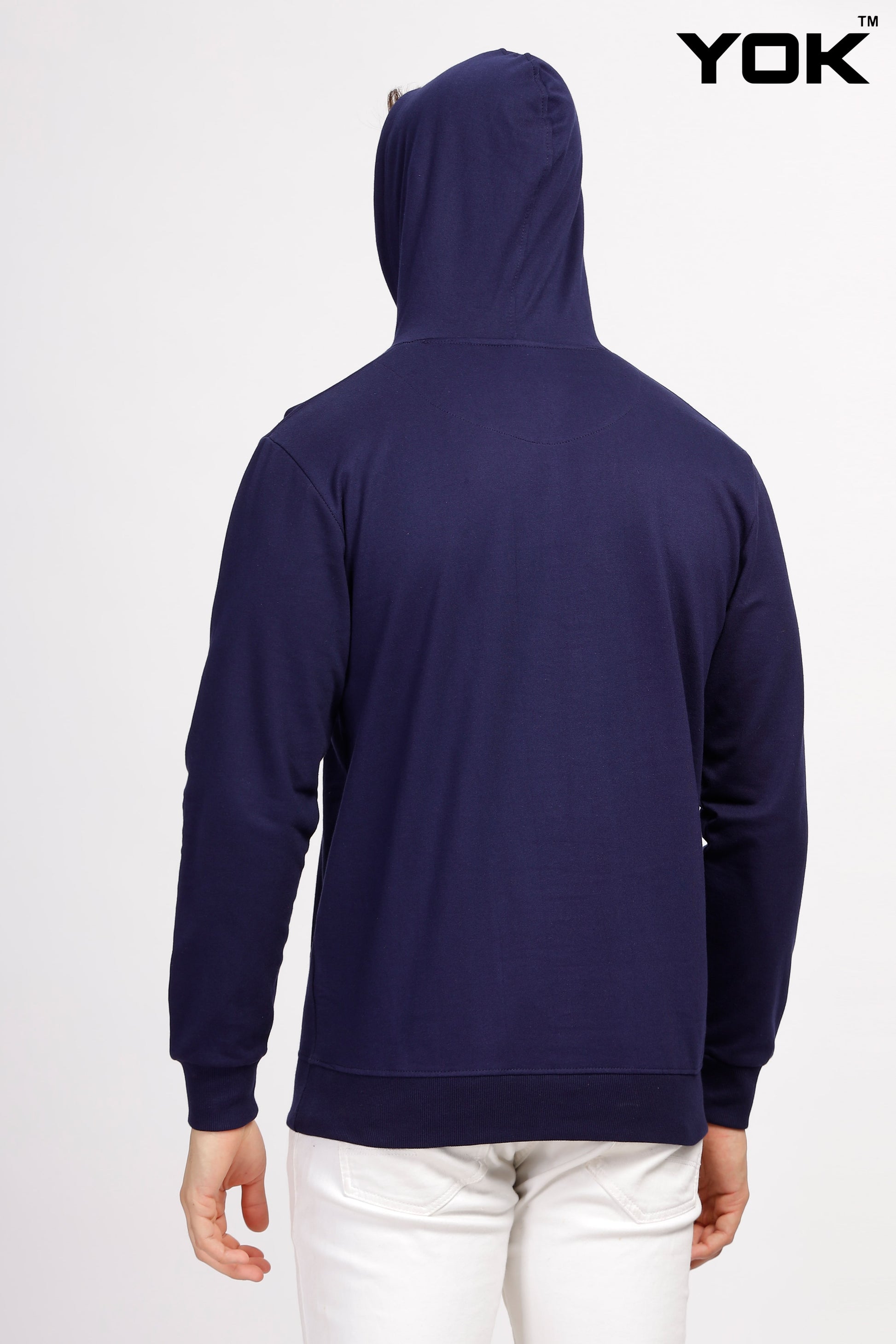 Plain Navy Blue Hoodie