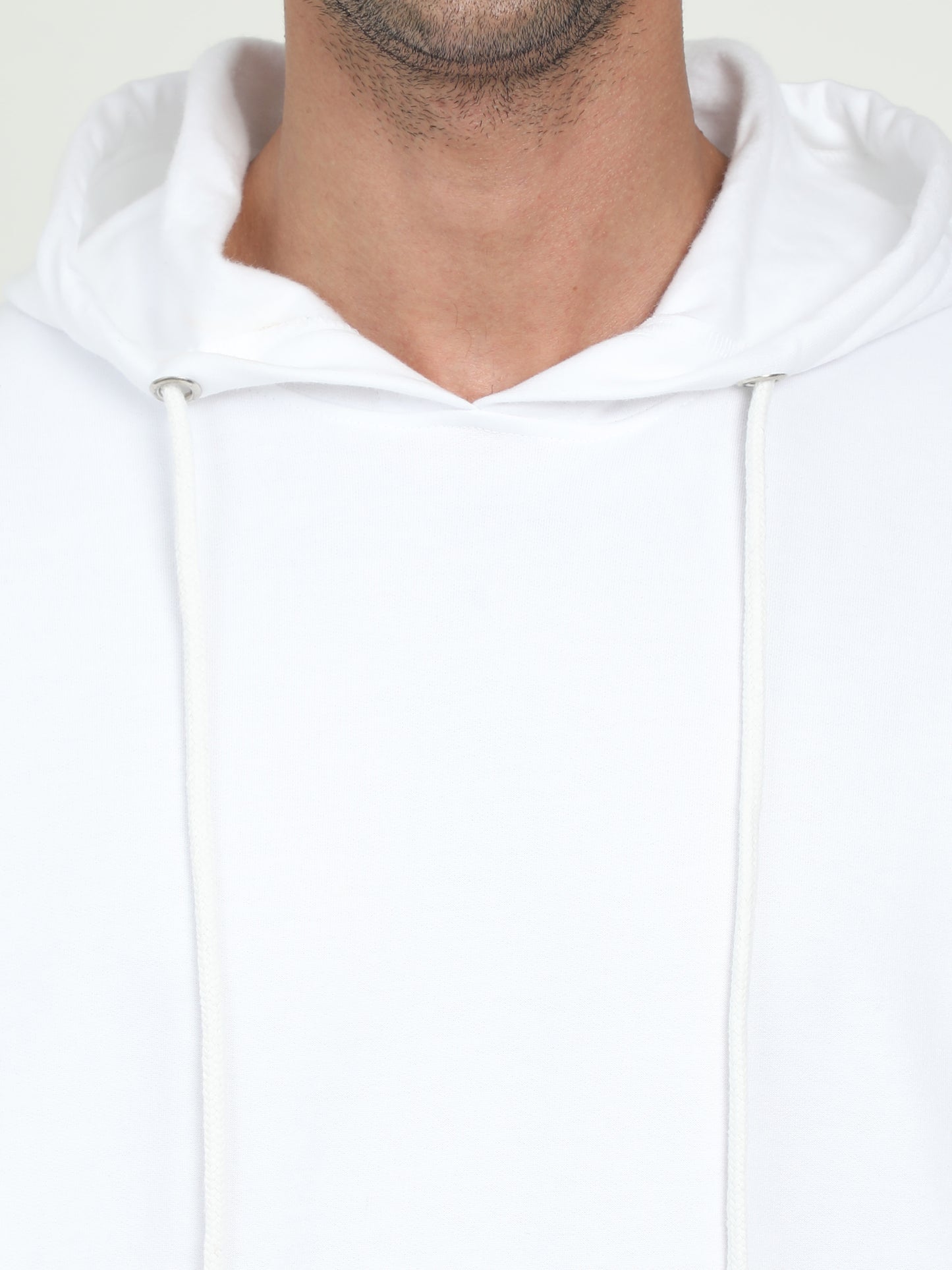 Plain White Hoodie