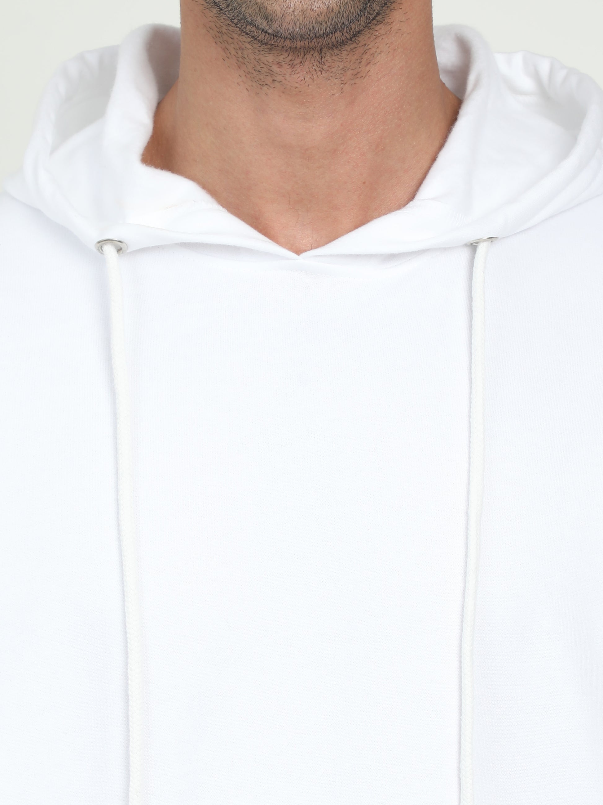 Plain White Hoodie