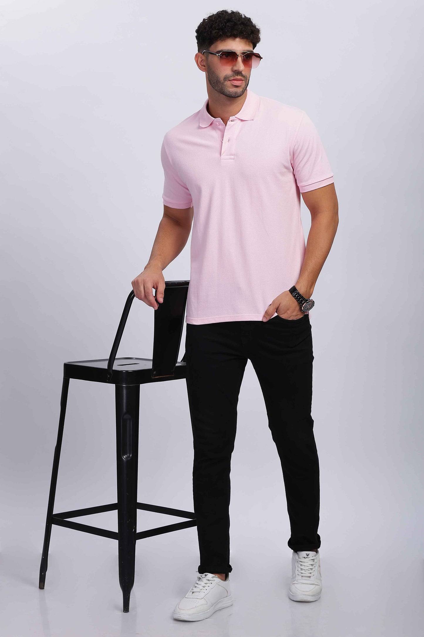 Mens Pink Polo Tshirts 