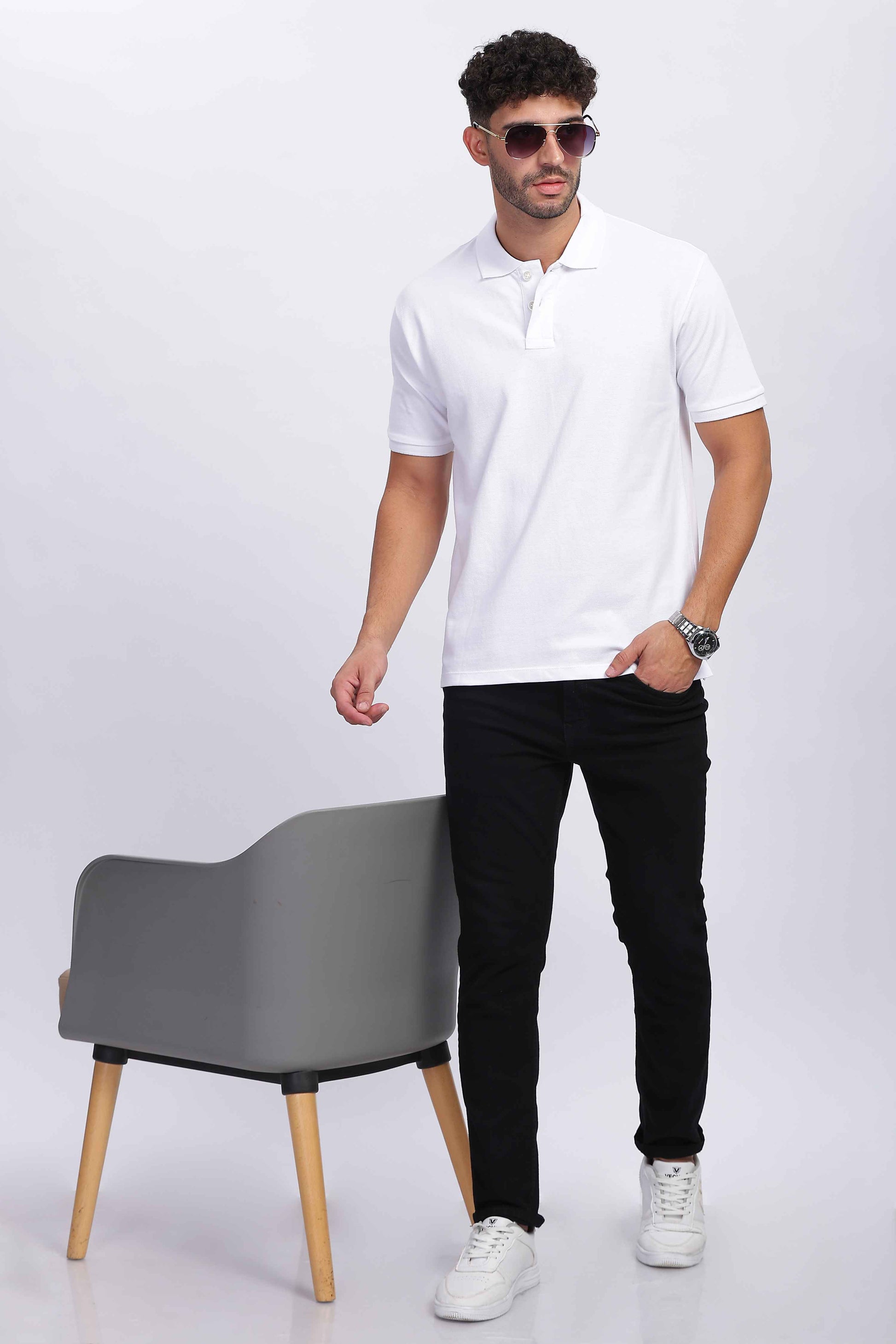 White Polo Tshirt