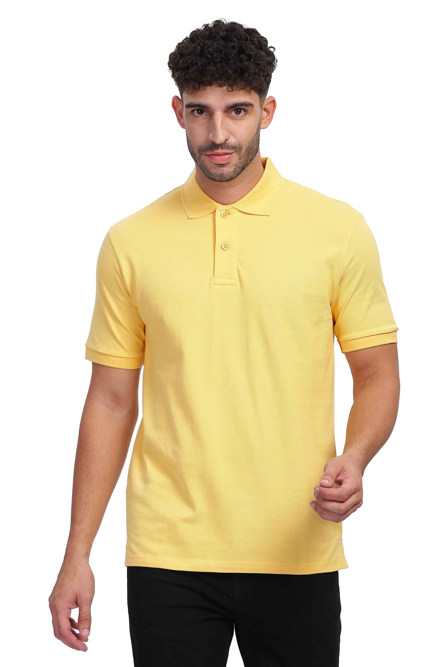 Classic Yellow Polo T- Shirt