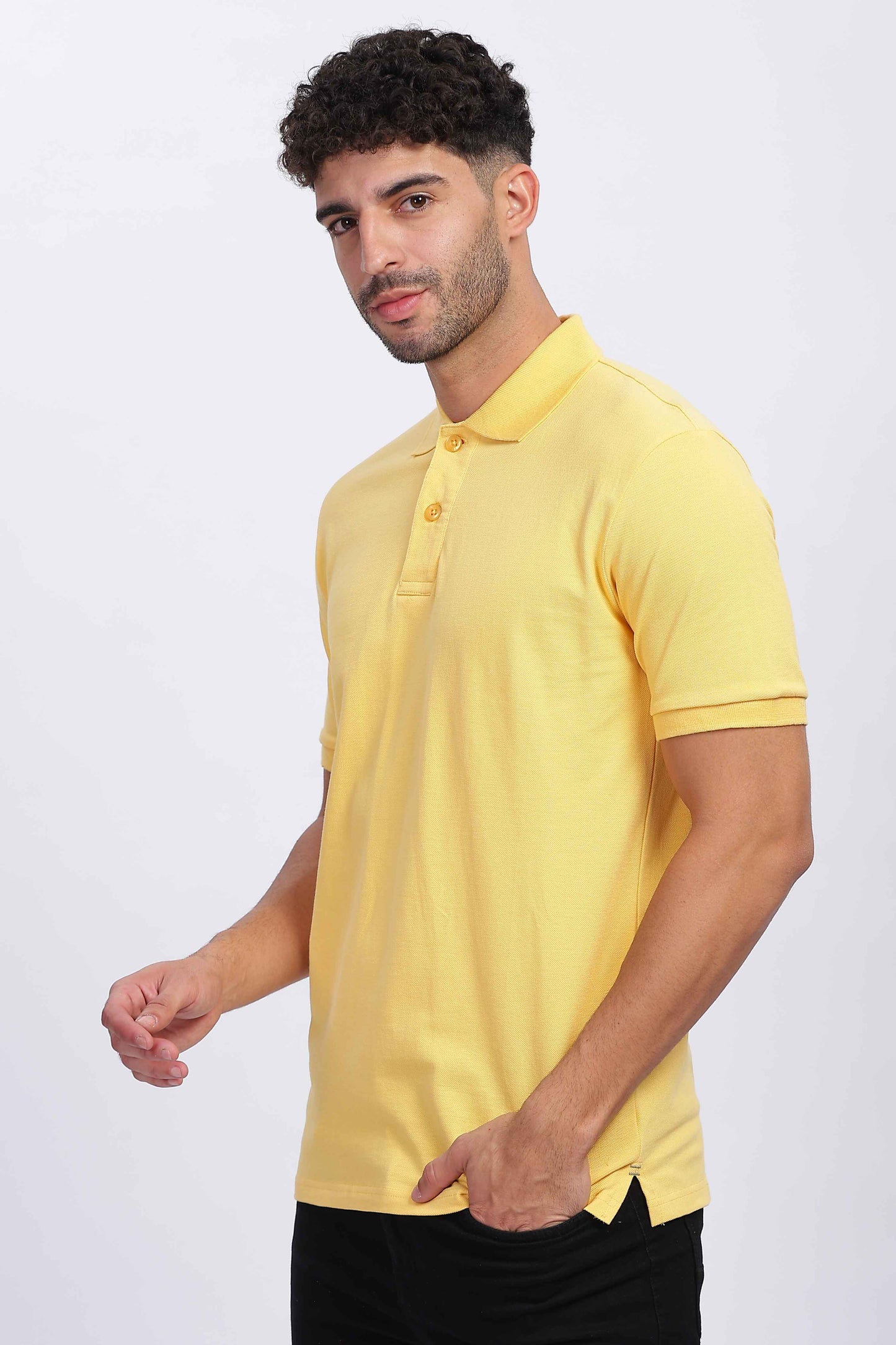 Classic Yellow Polo T- Shirt