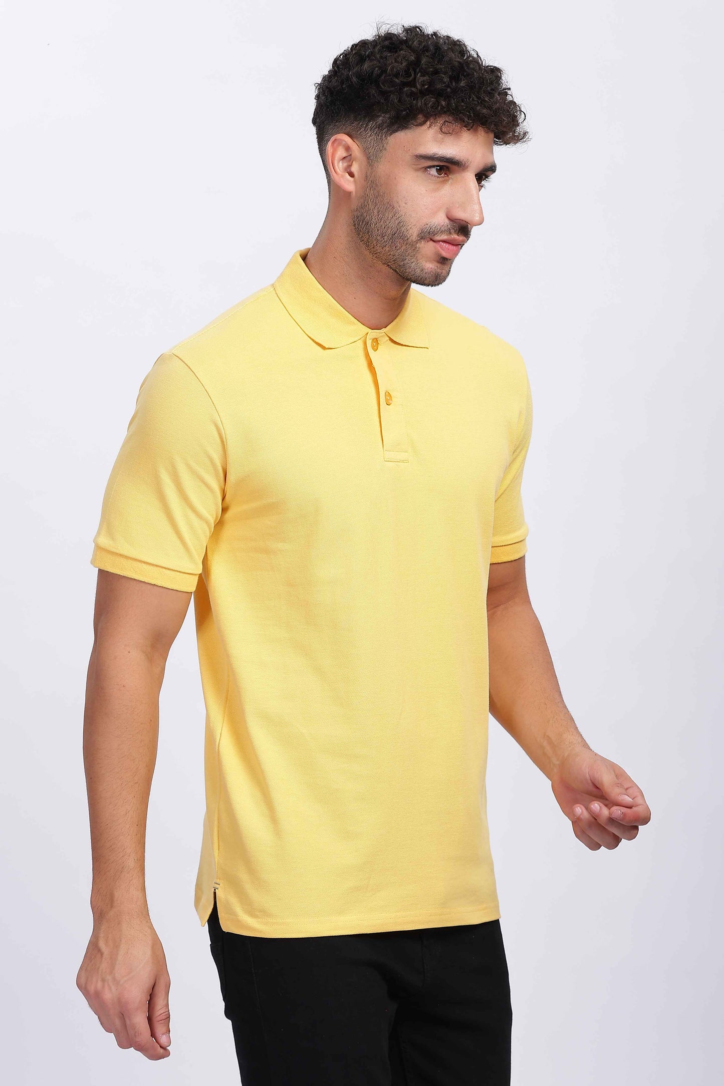 Classic Yellow Polo T- Shirt