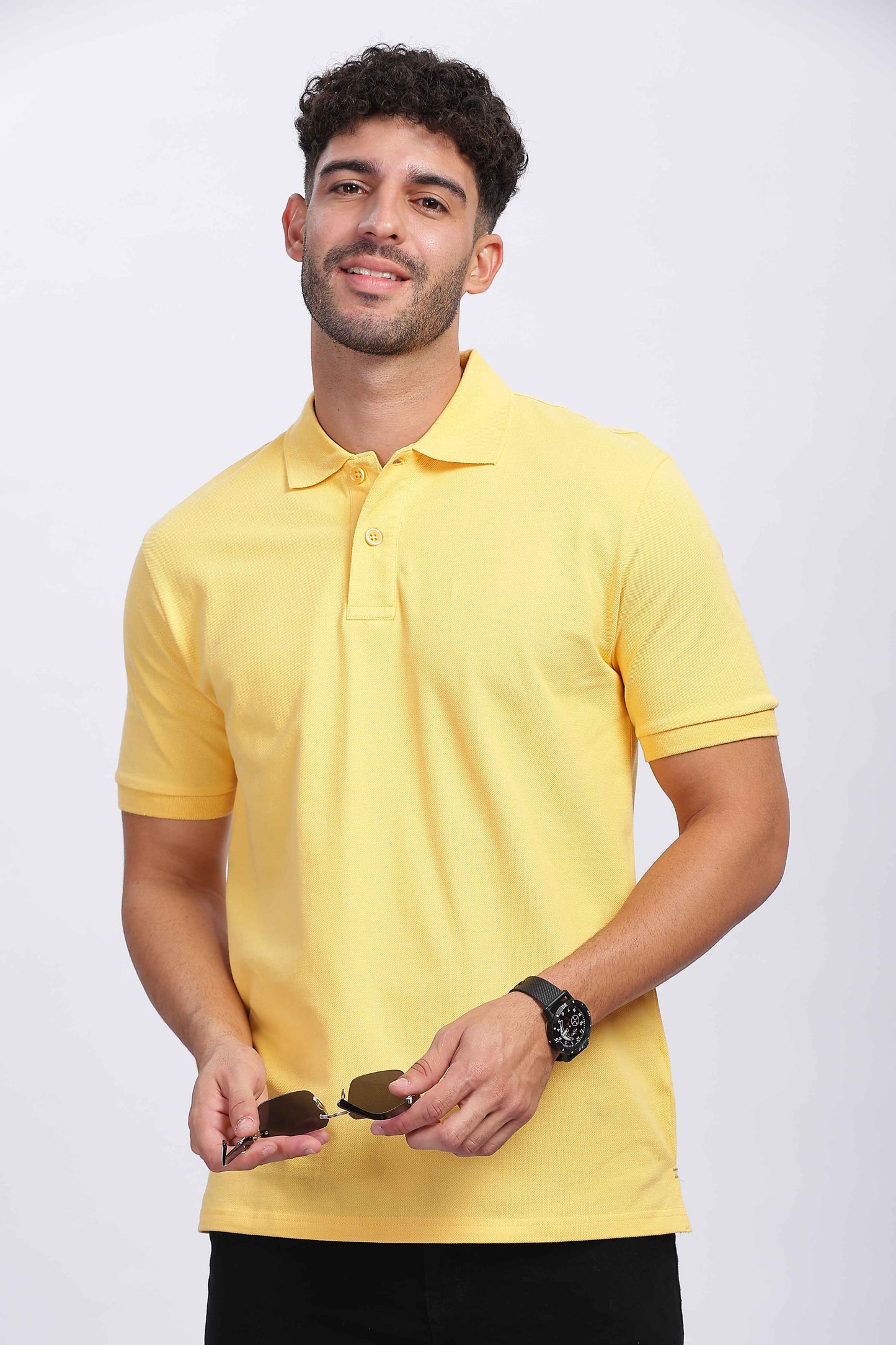 Classic Yellow Polo T- Shirt