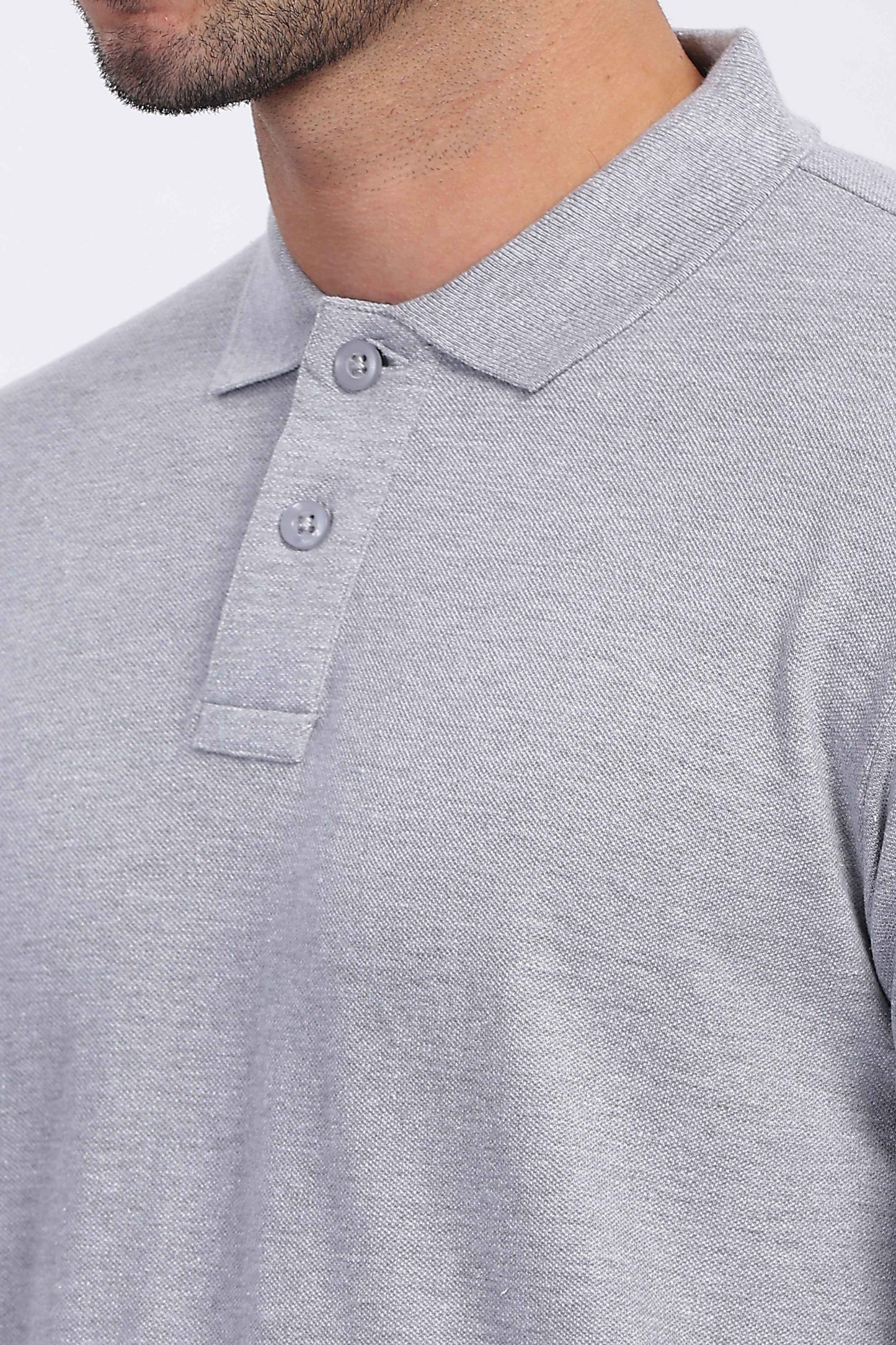 Grey Polo T Shirt for Men 