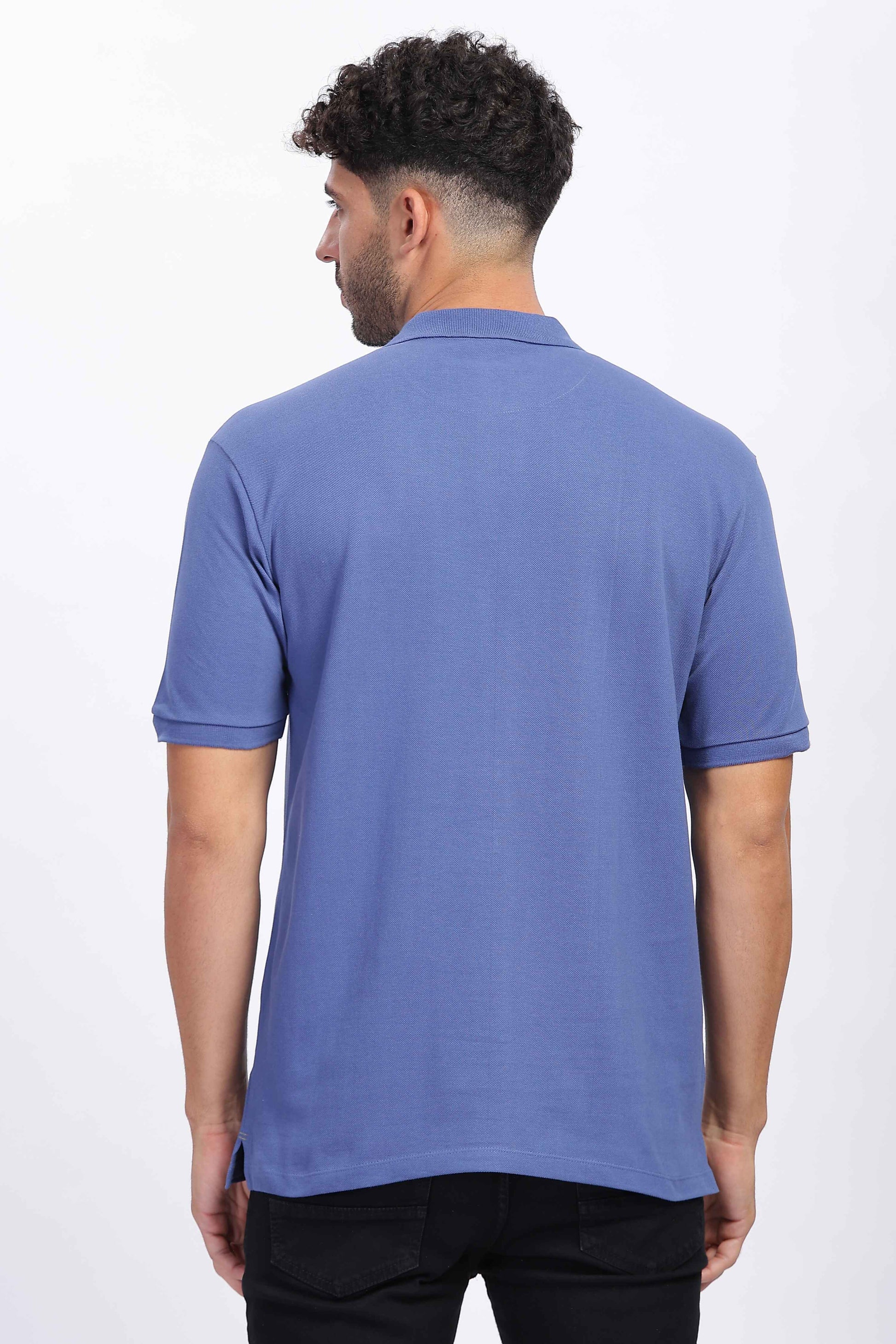  Mens Blue Polo T Shirt 