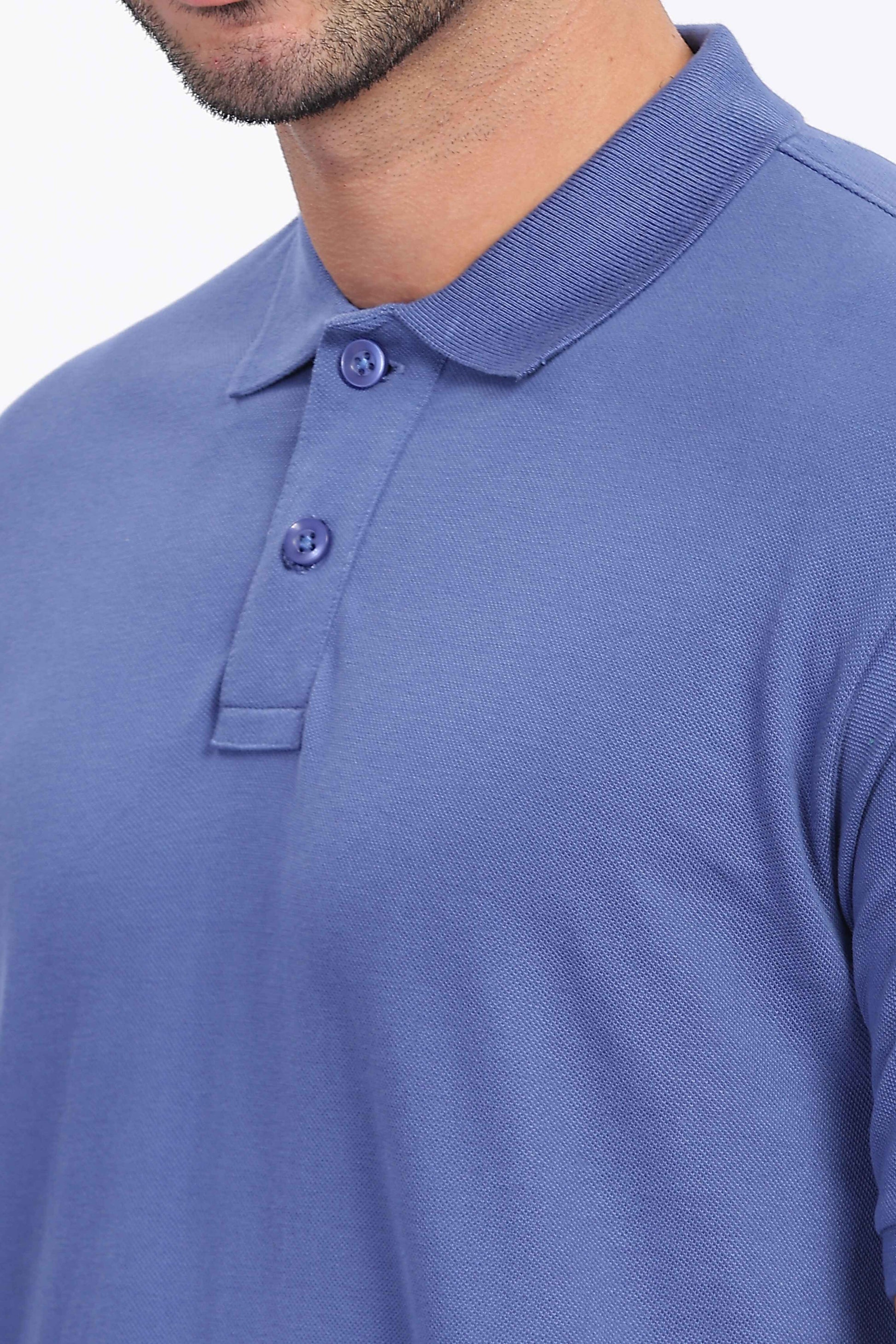  Mens Blue Polo T Shirt 