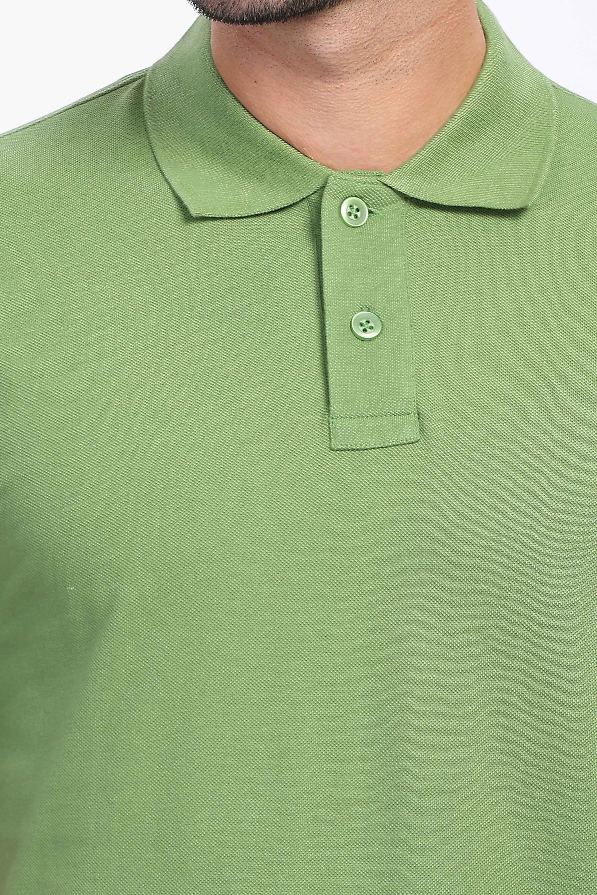  Light Green Polo T Shirt 