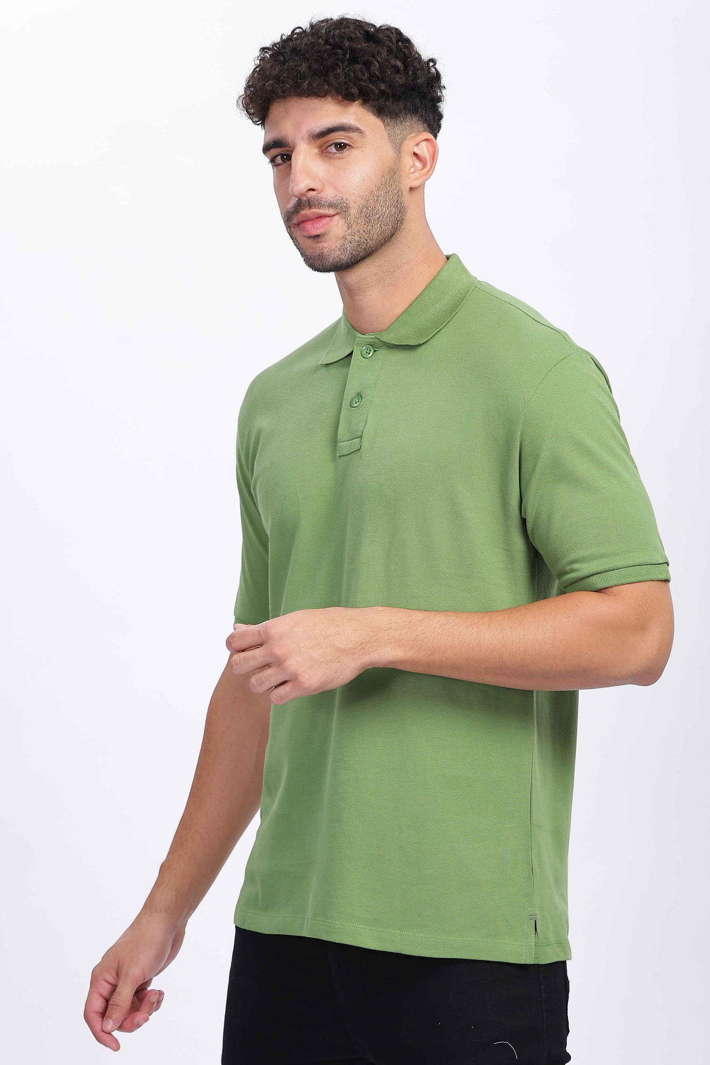  Light Green Polo T Shirt 