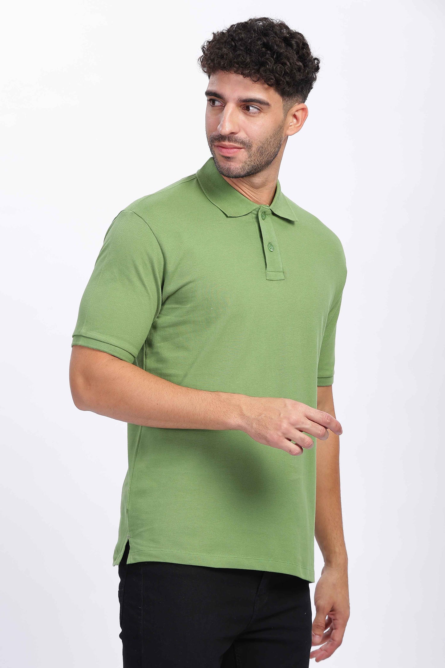  Light Green Polo T Shirt 