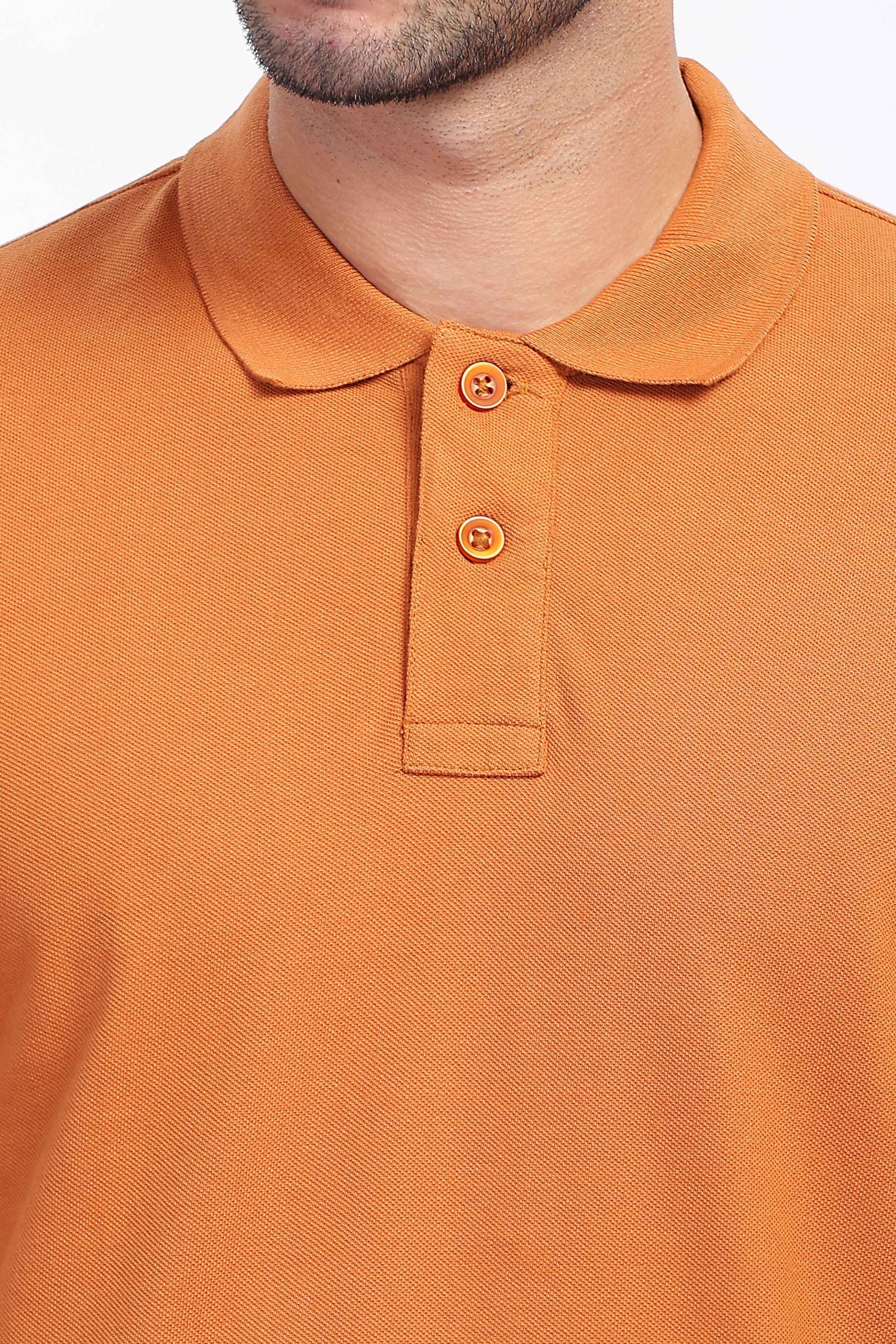 Mustard Yellow Polo T-Shirt