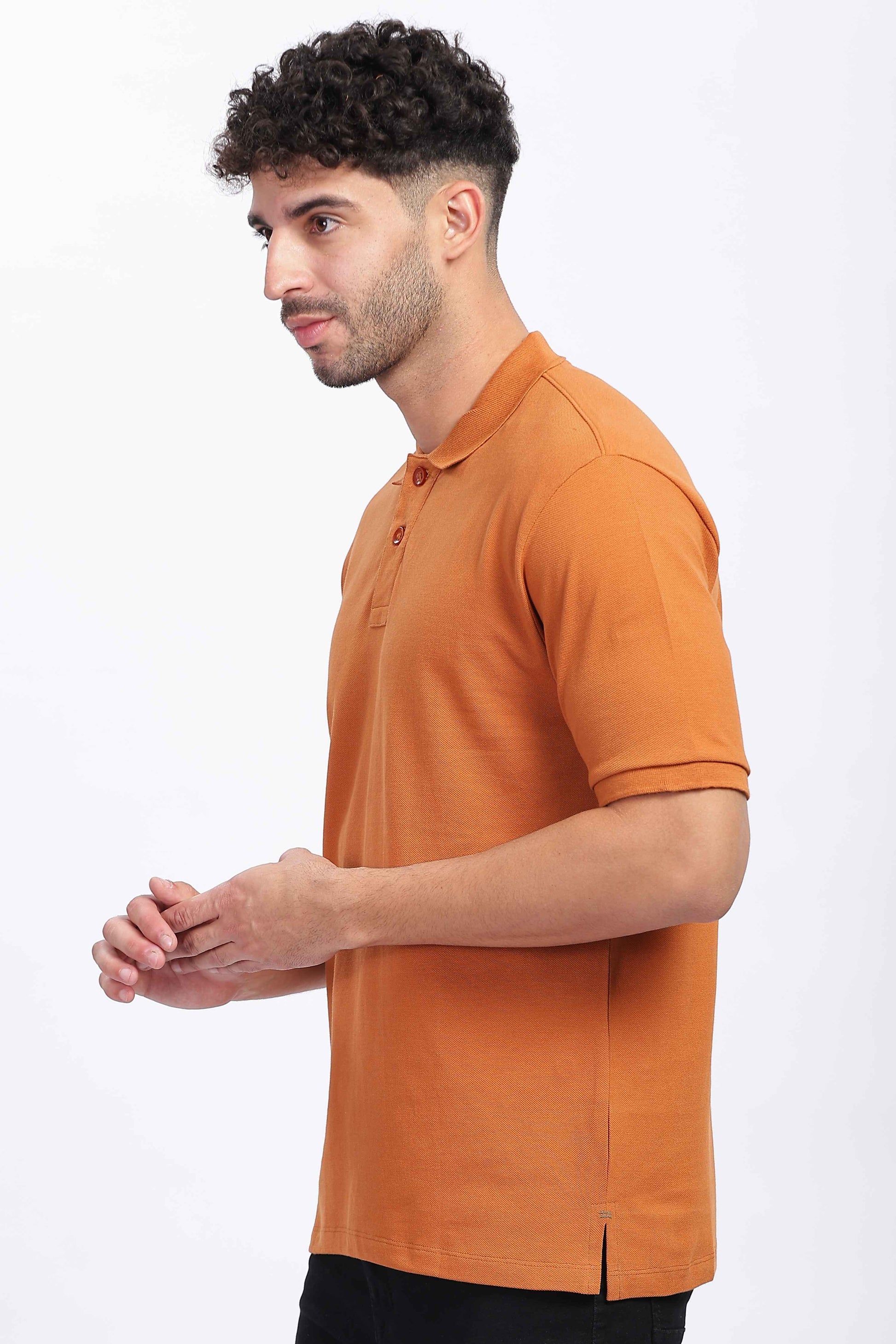 Mustard Yellow Polo T-Shirt