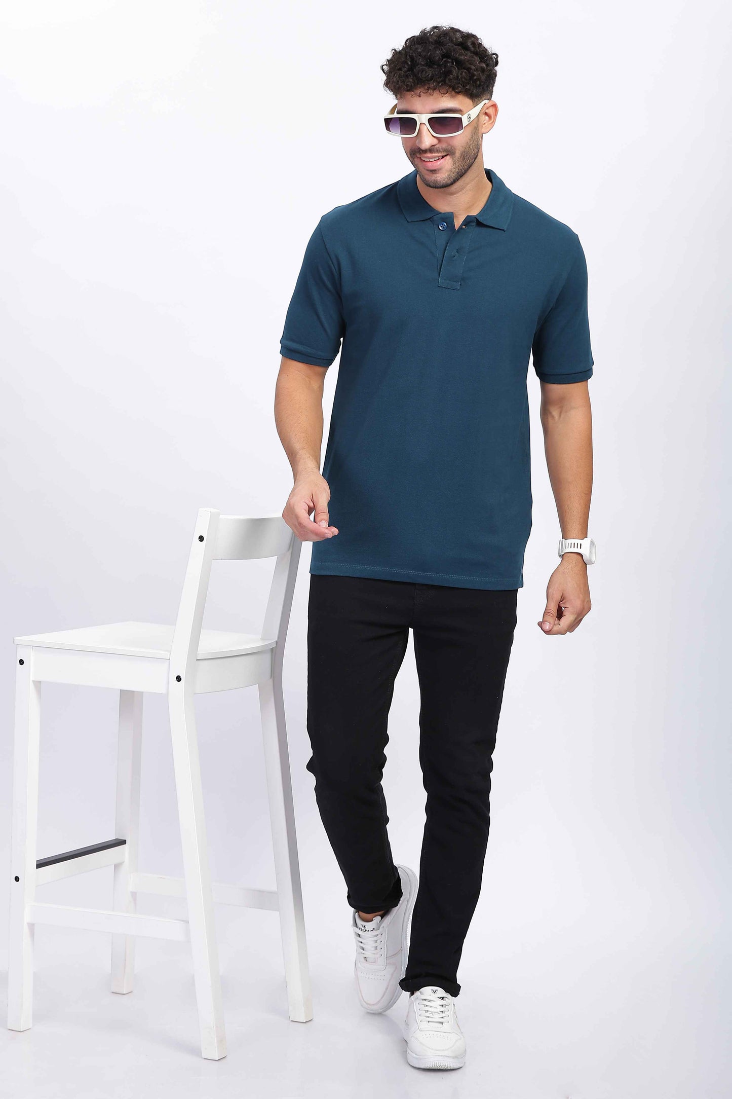 Dark Blue Polo Tshirt for Men