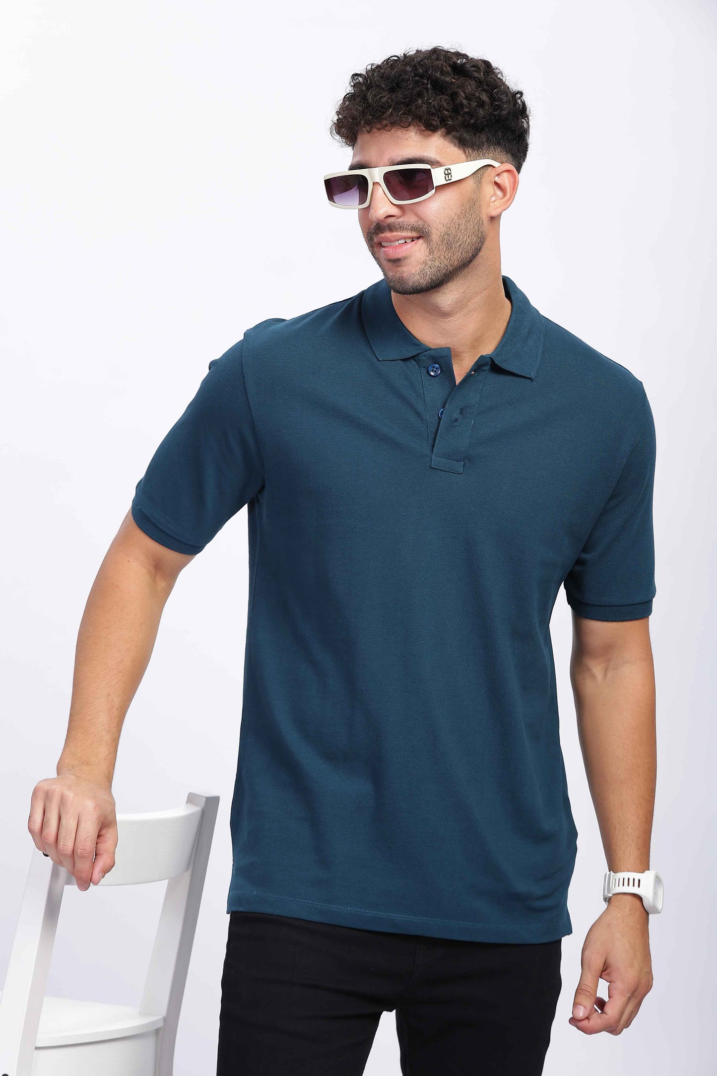 Dark Blue Polo Tshirt for Men