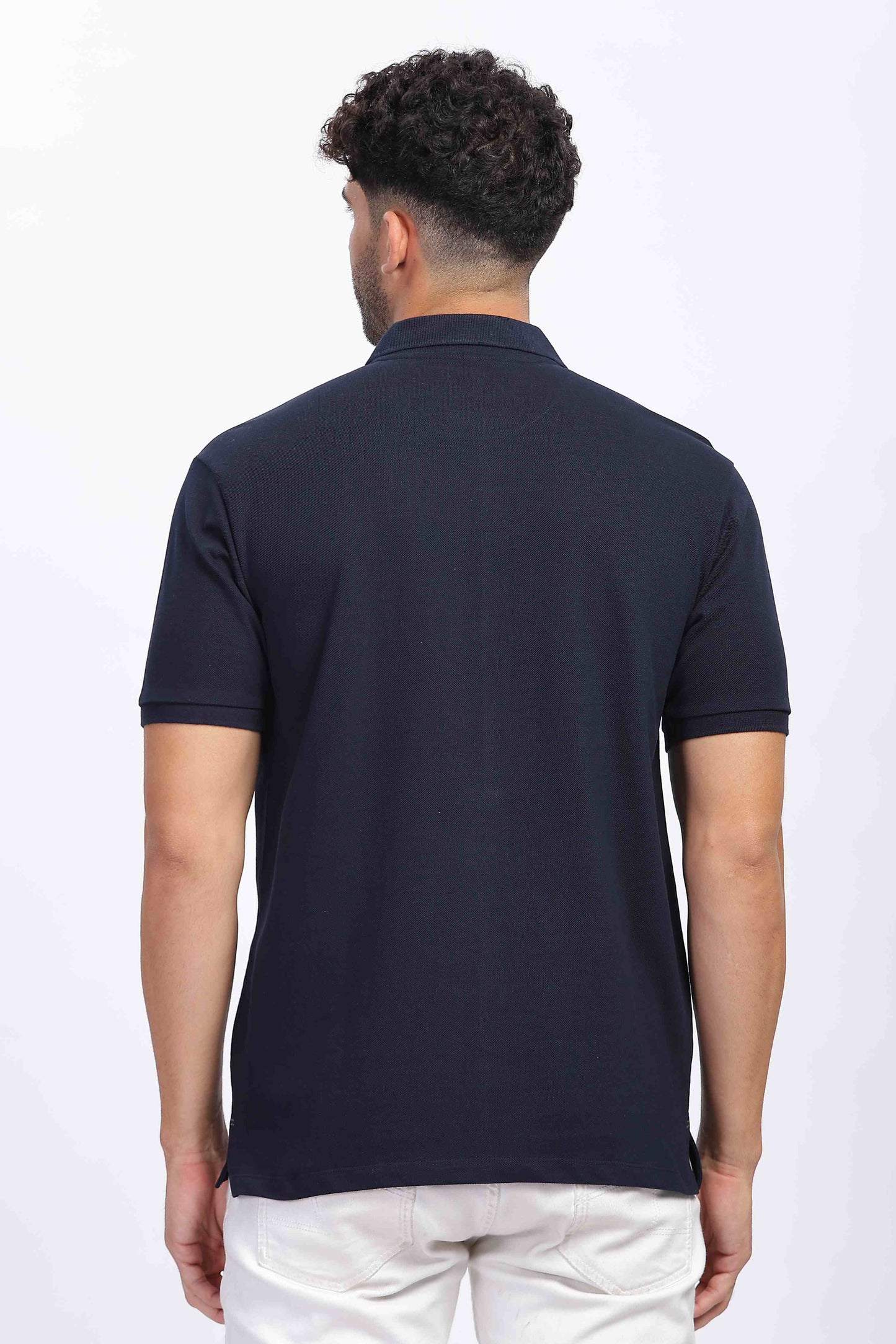 Navy Blue Polo T Shirt