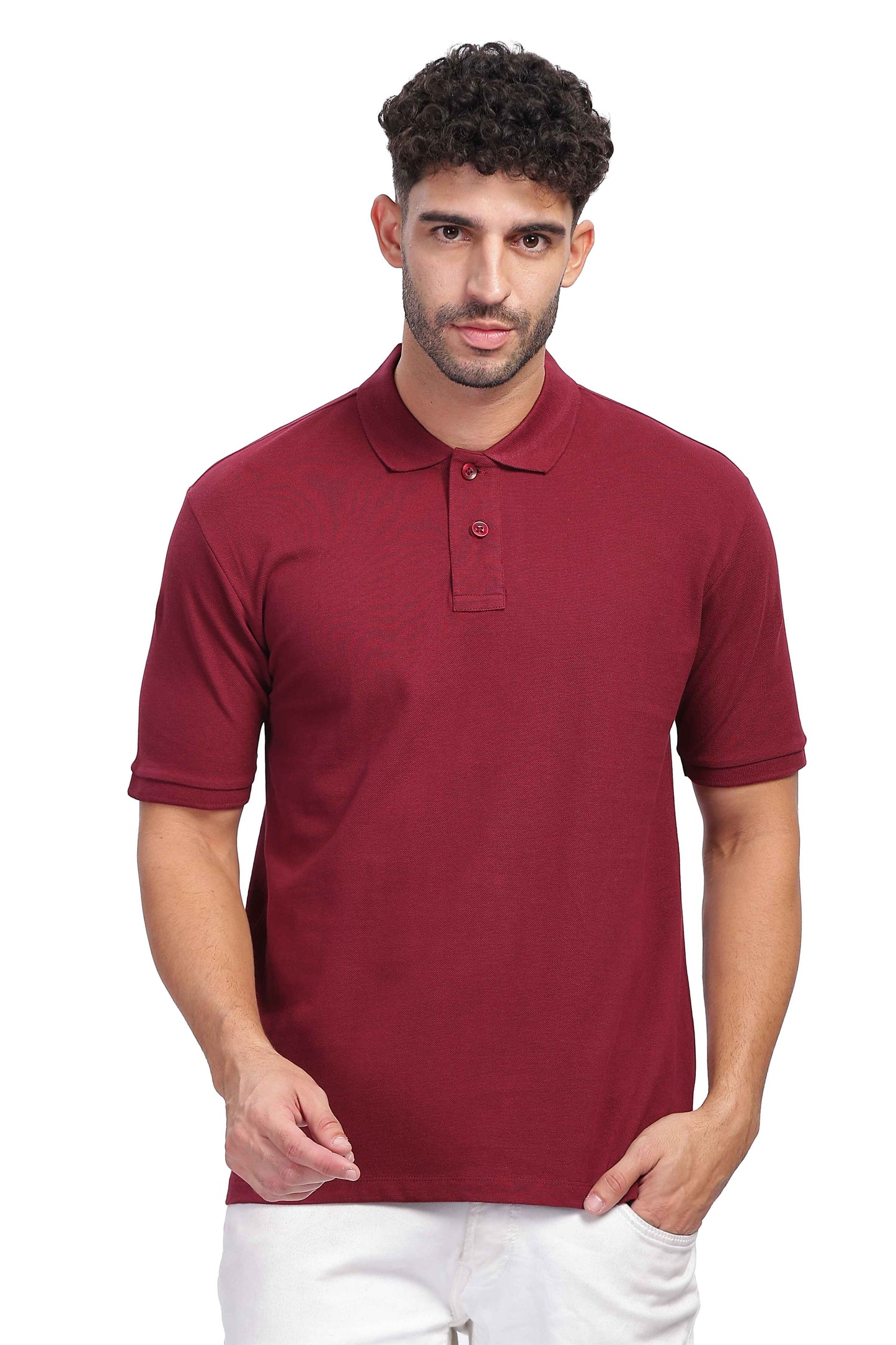  Maroon Polo T-Shirt 