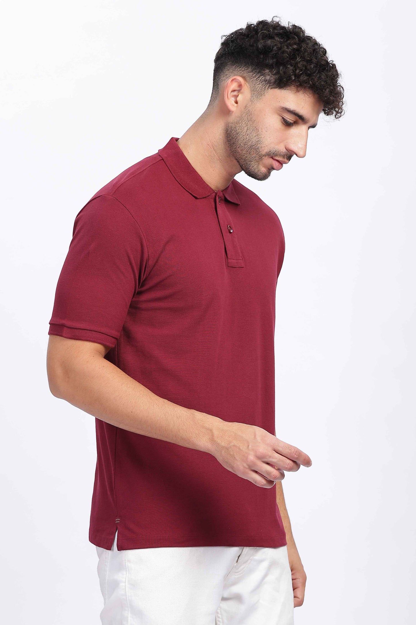  Maroon Polo T-Shirt 