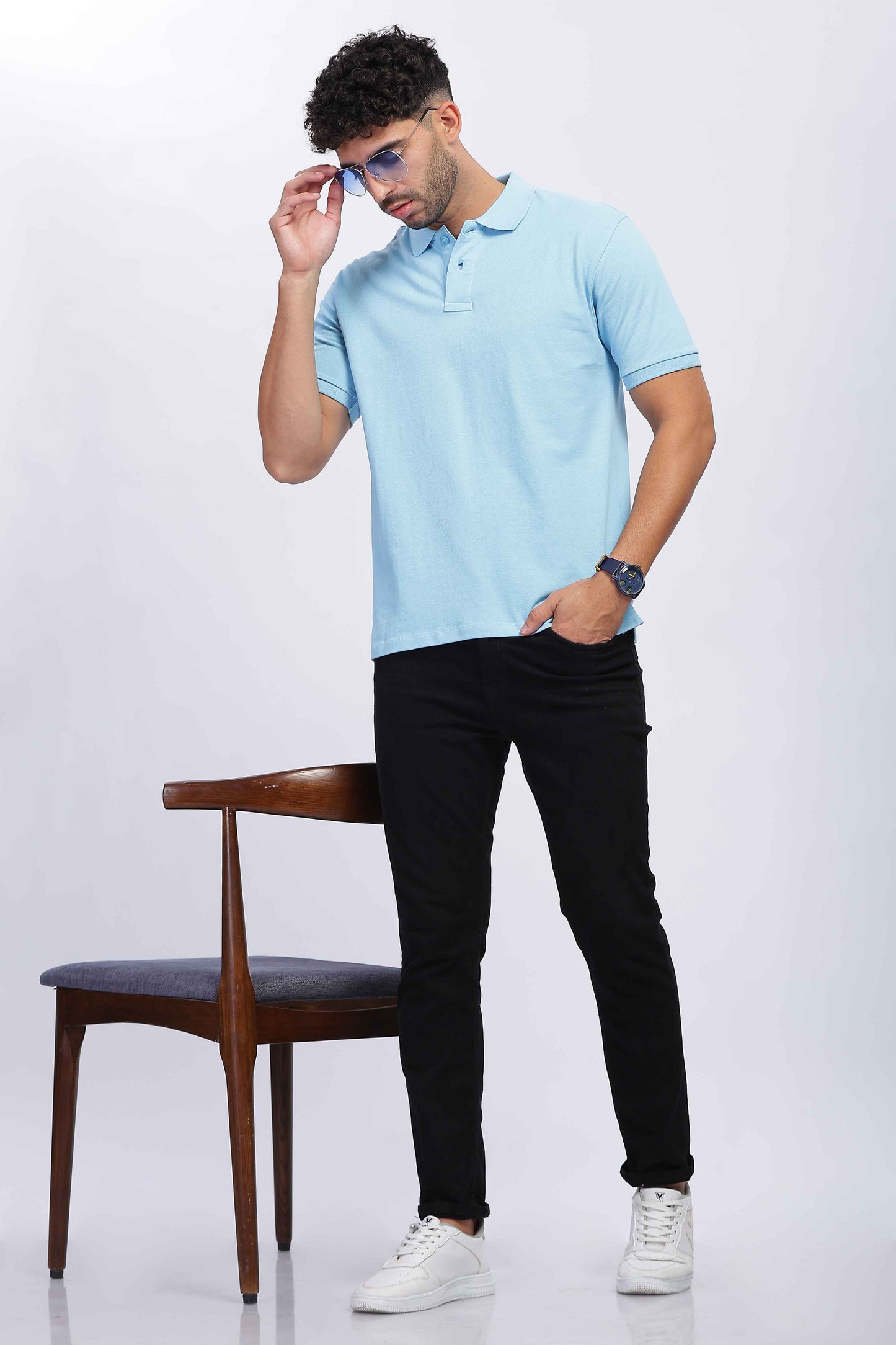 Classic SkyBlue Polo T- Shirt