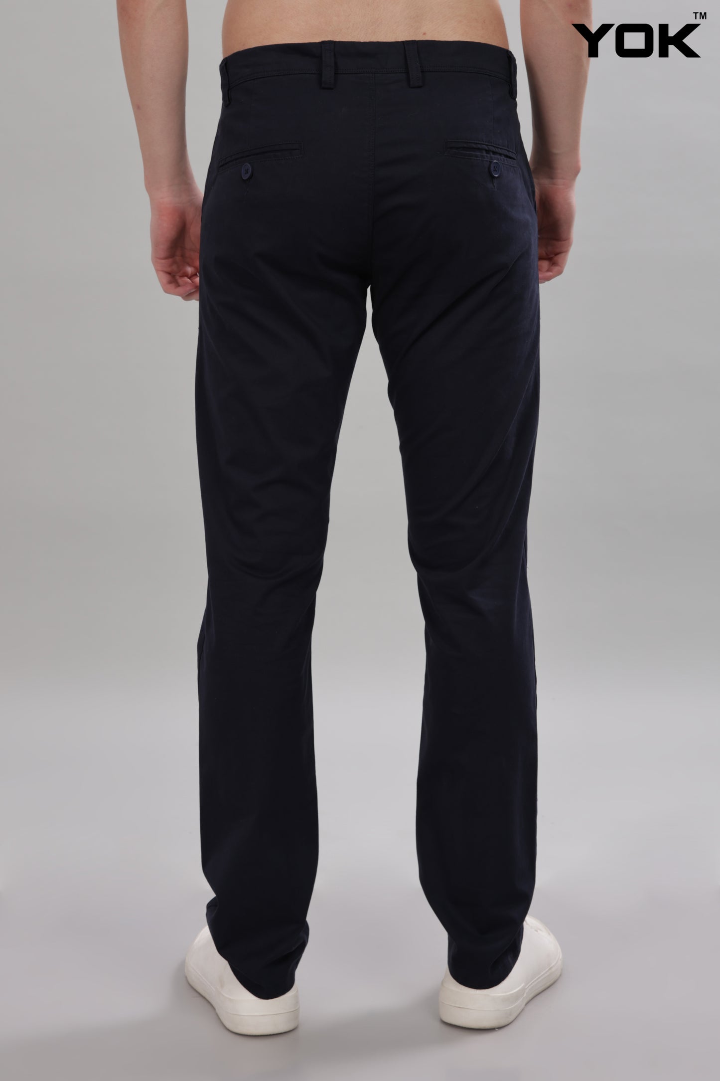 Mens Ebony Chino Trousers