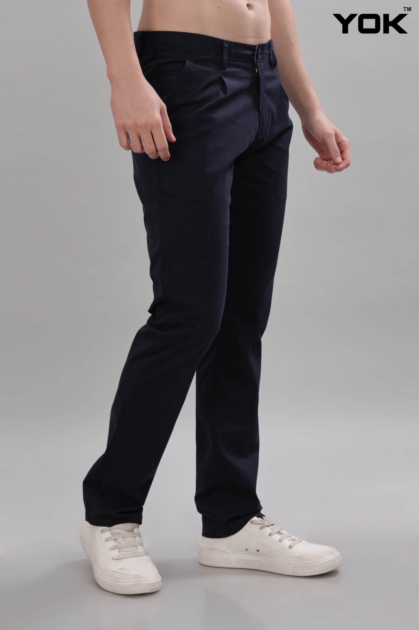 Mens Ebony Chino Trousers