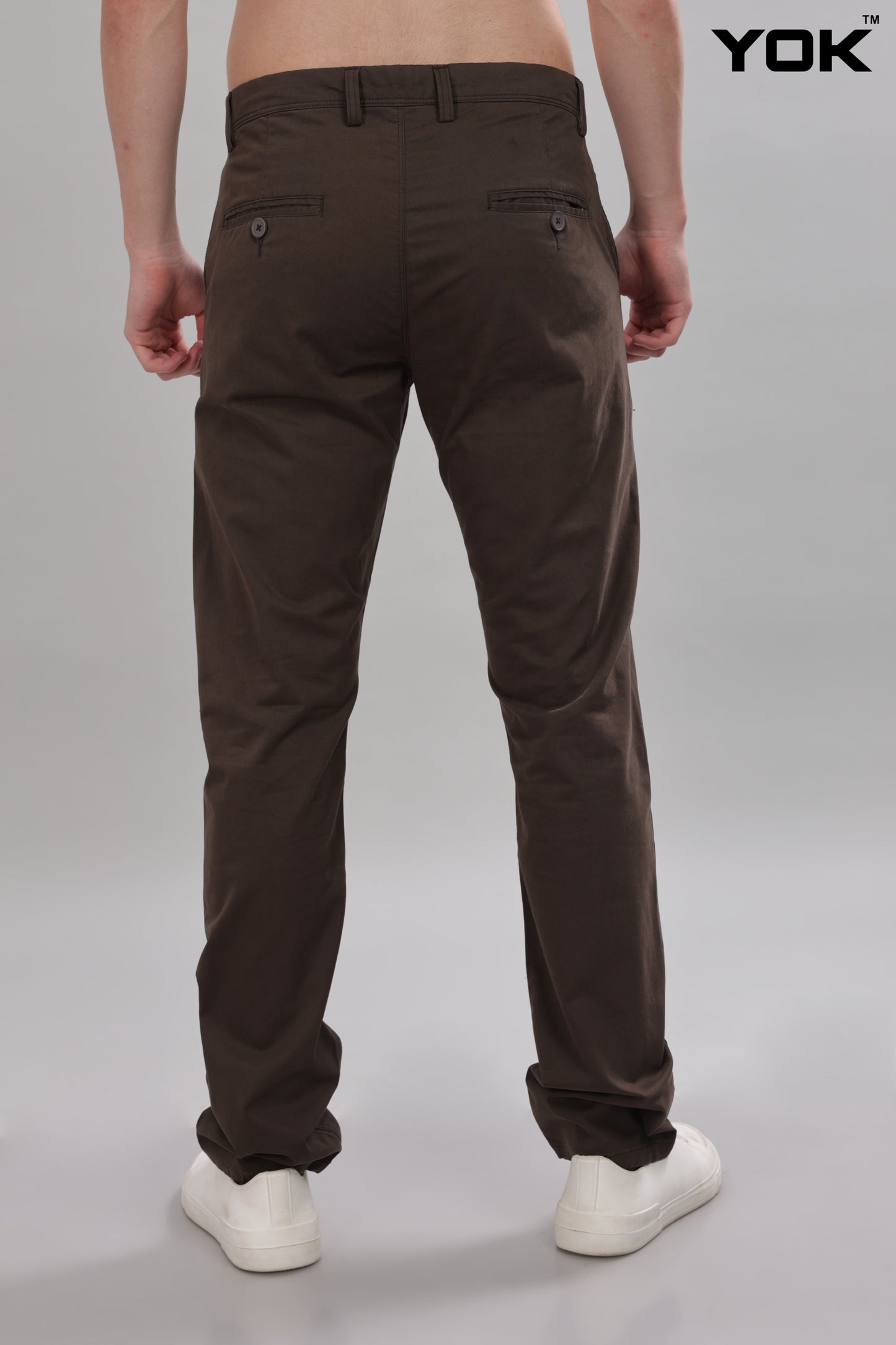 Brown Chino Trousers for Men