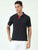 Poly Active Black Polo T - Shirt