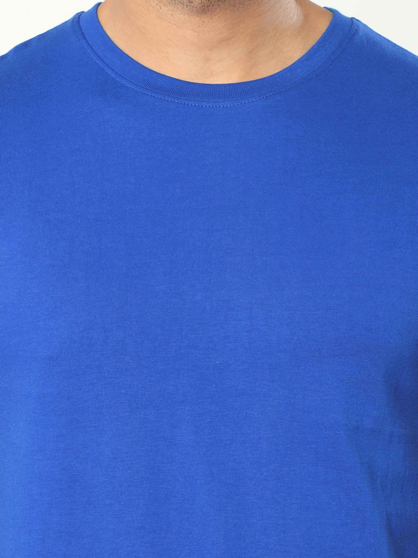 Mens Plain Blue T-Shirts 