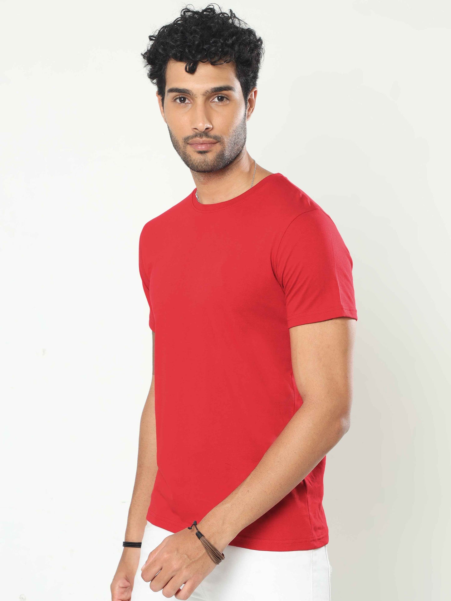 Mens Plain Red T shirt