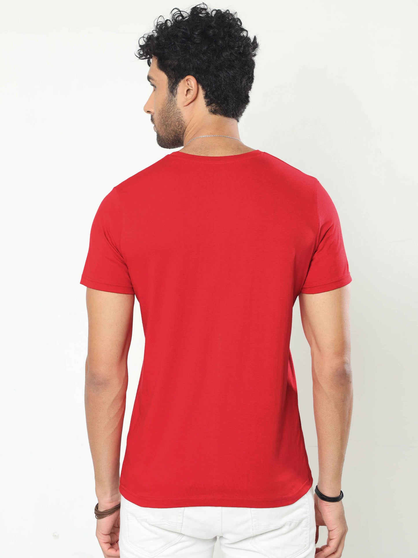 Mens Plain Red T shirt