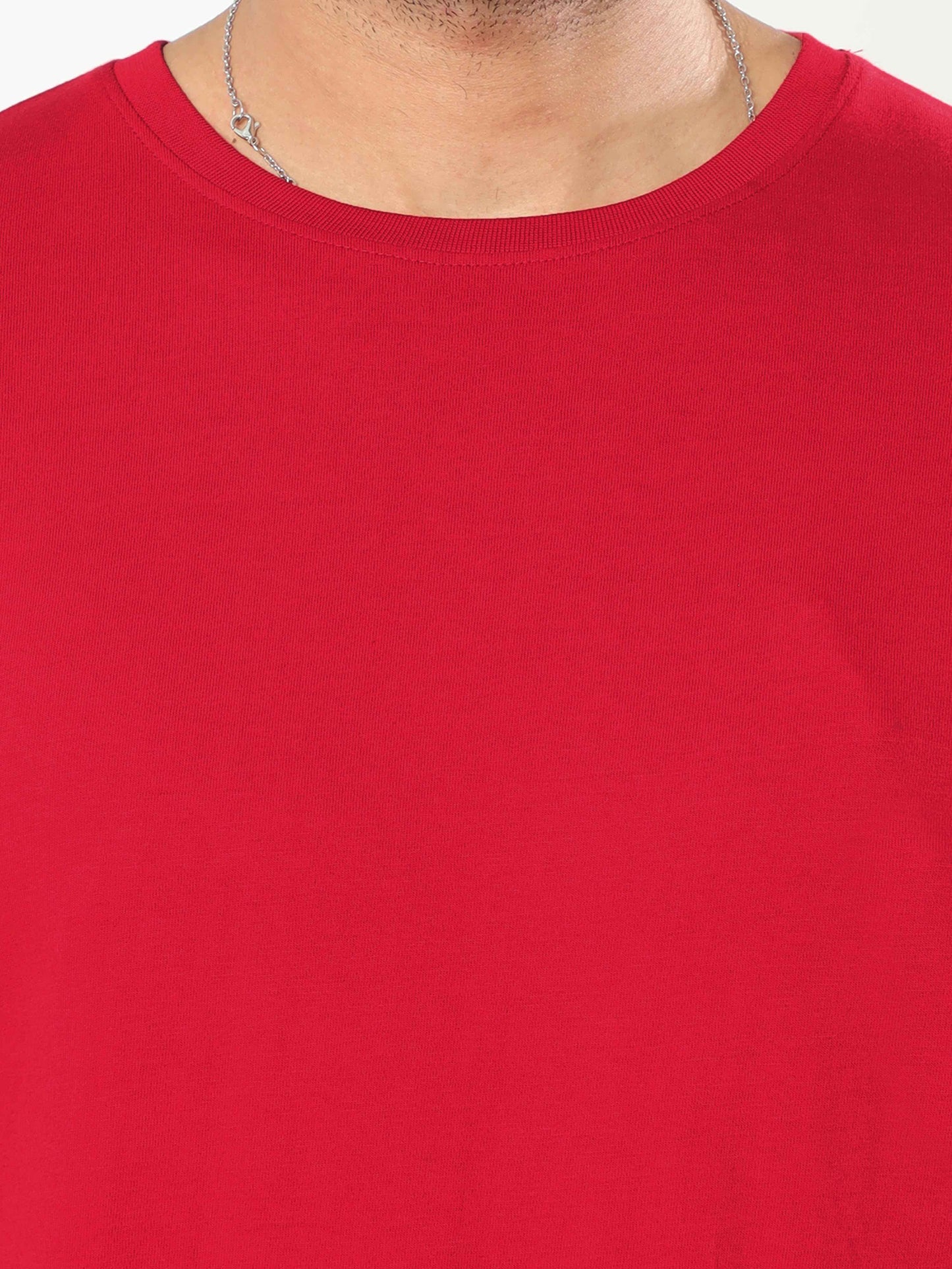 Mens Plain Red T shirt