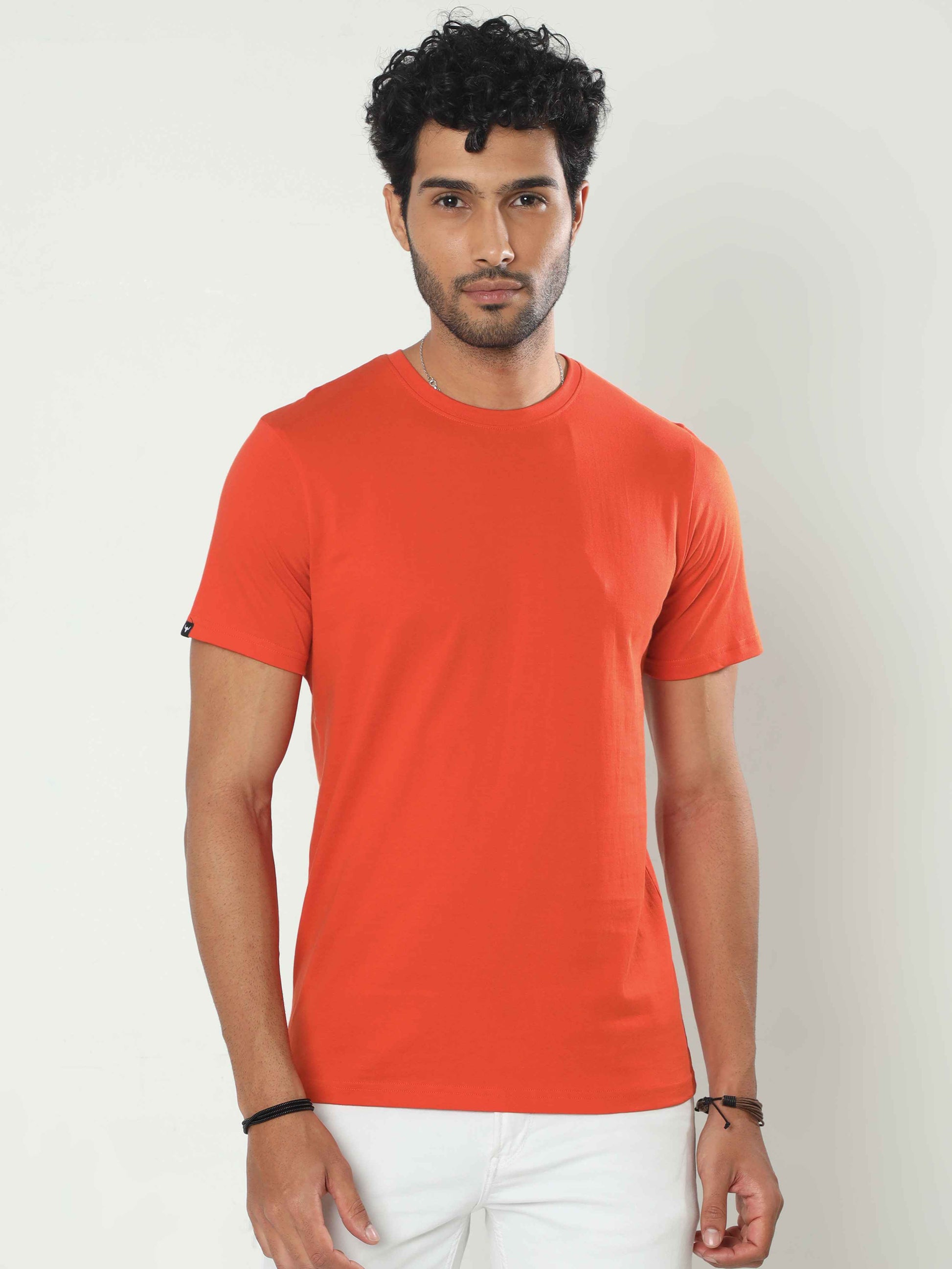 Mens Orange T Shirts