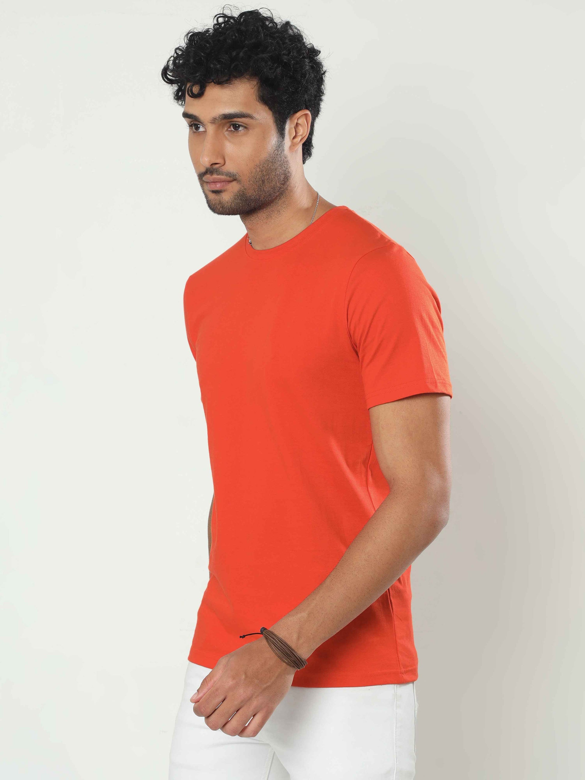 Mens Orange T Shirts