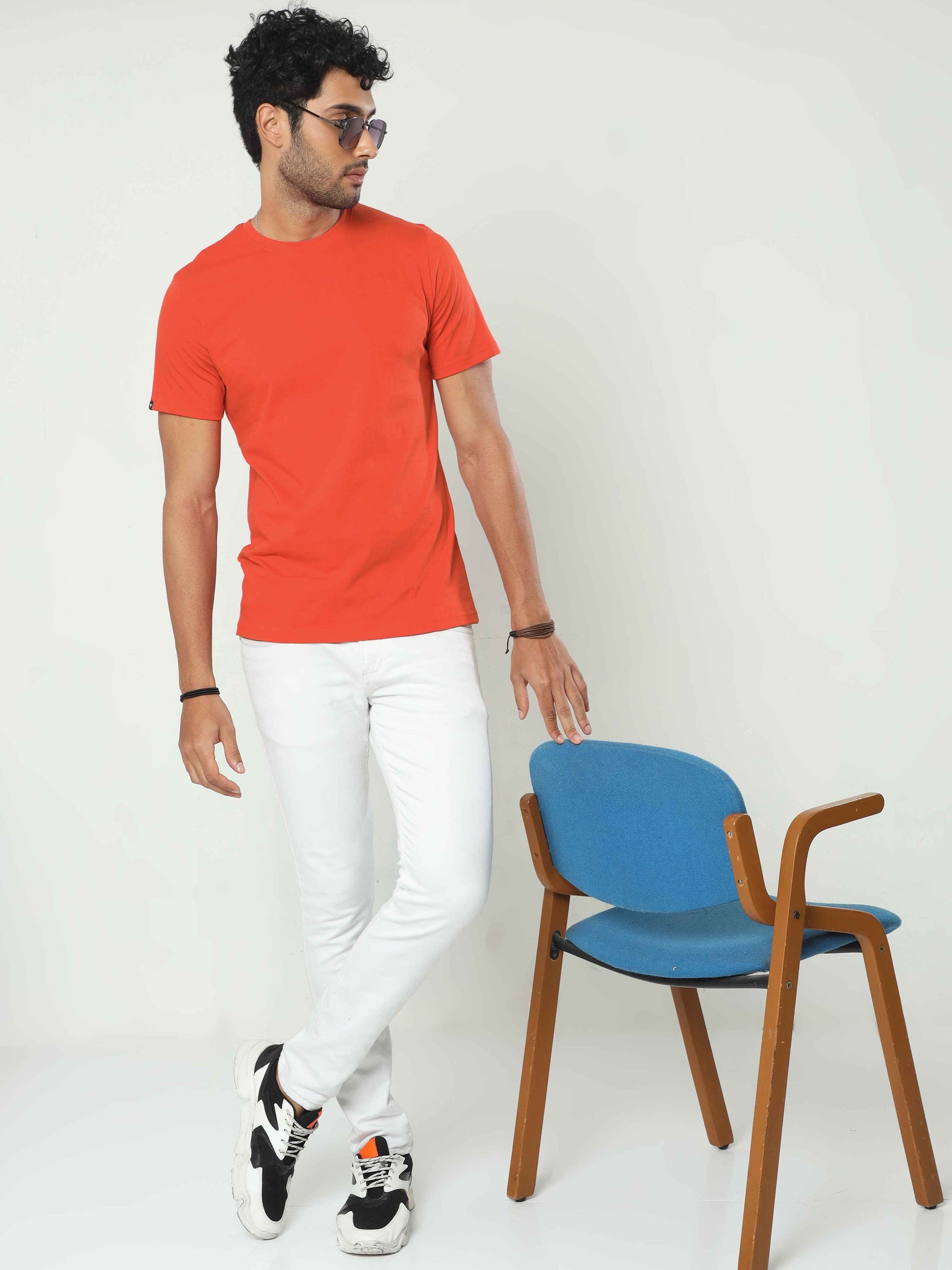 Mens Orange T Shirts