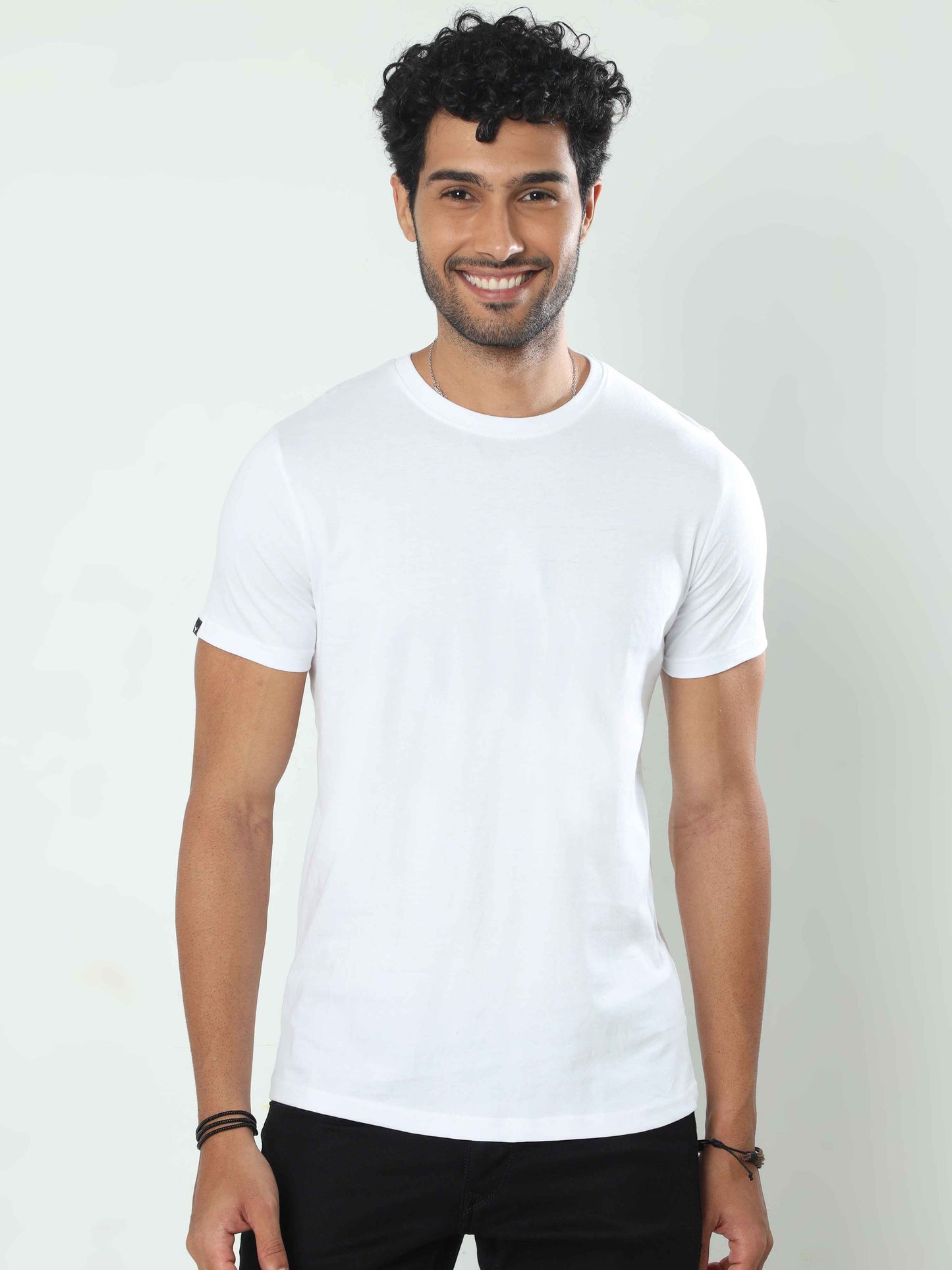 men plain white t shirts