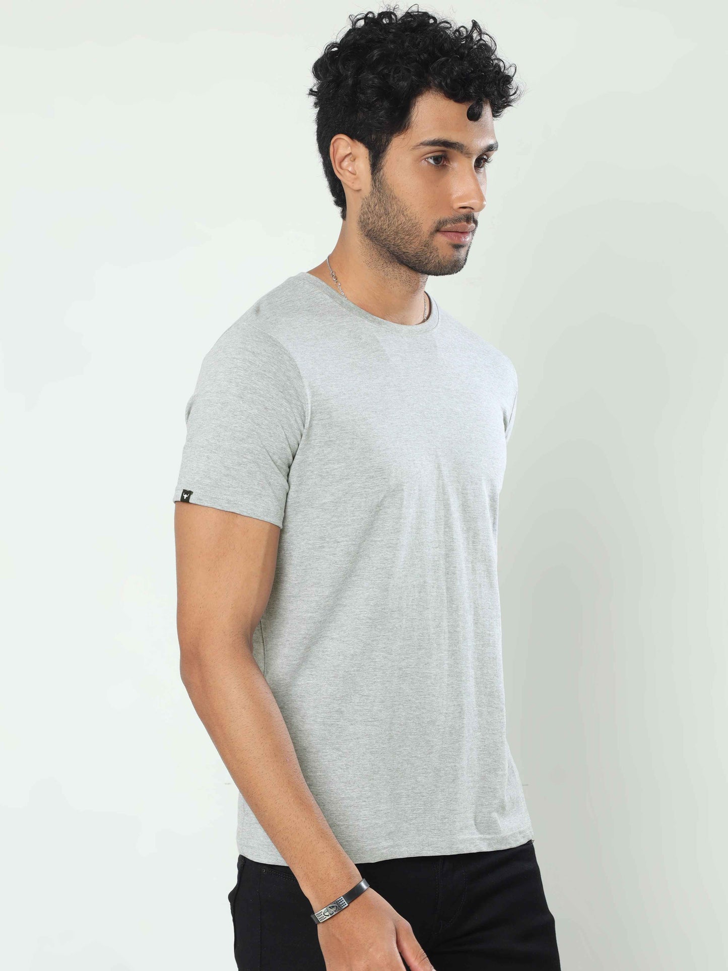 Plain Grey T Shirts - YOK 