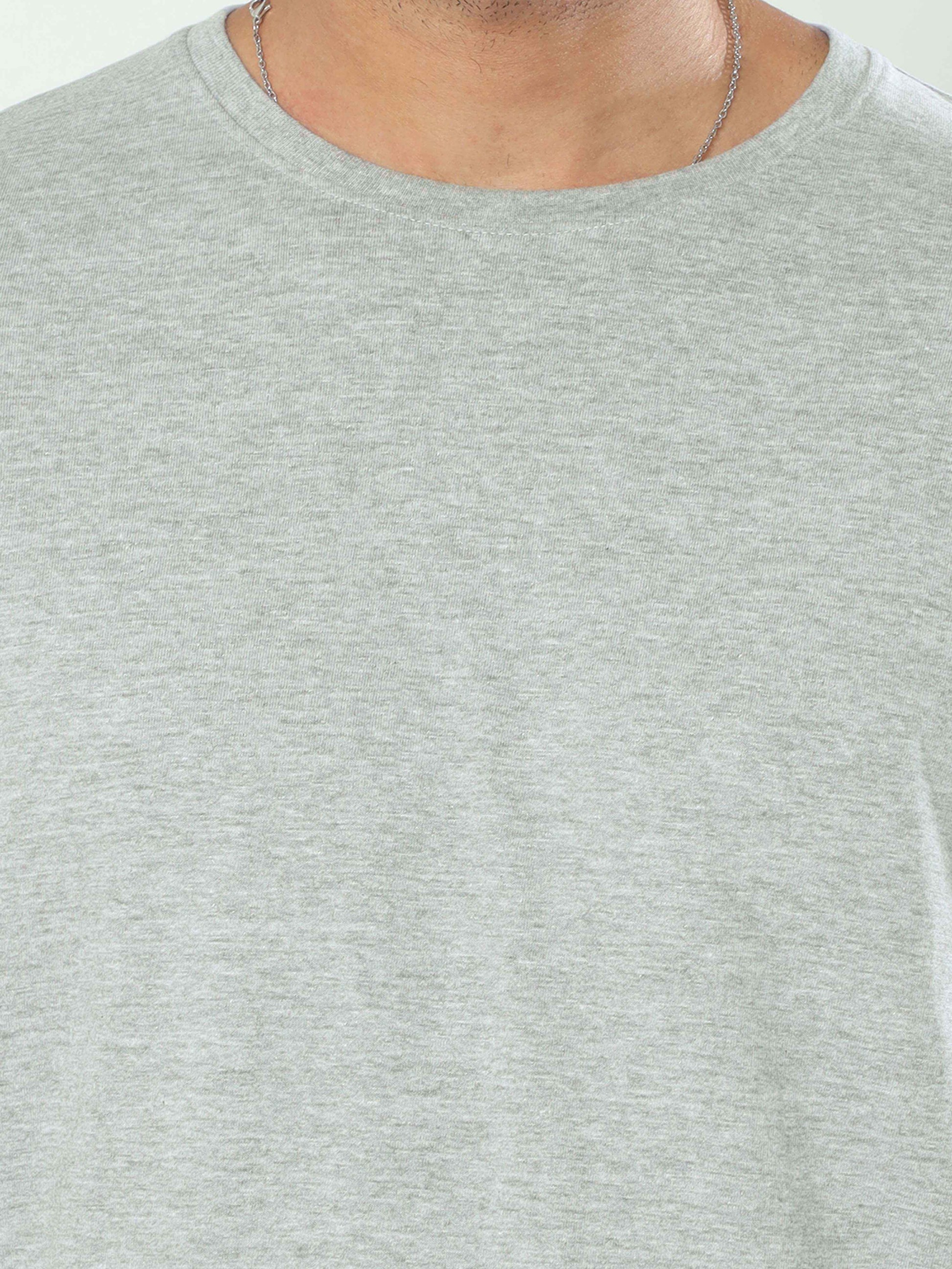 Plain Grey T Shirts - YOK 