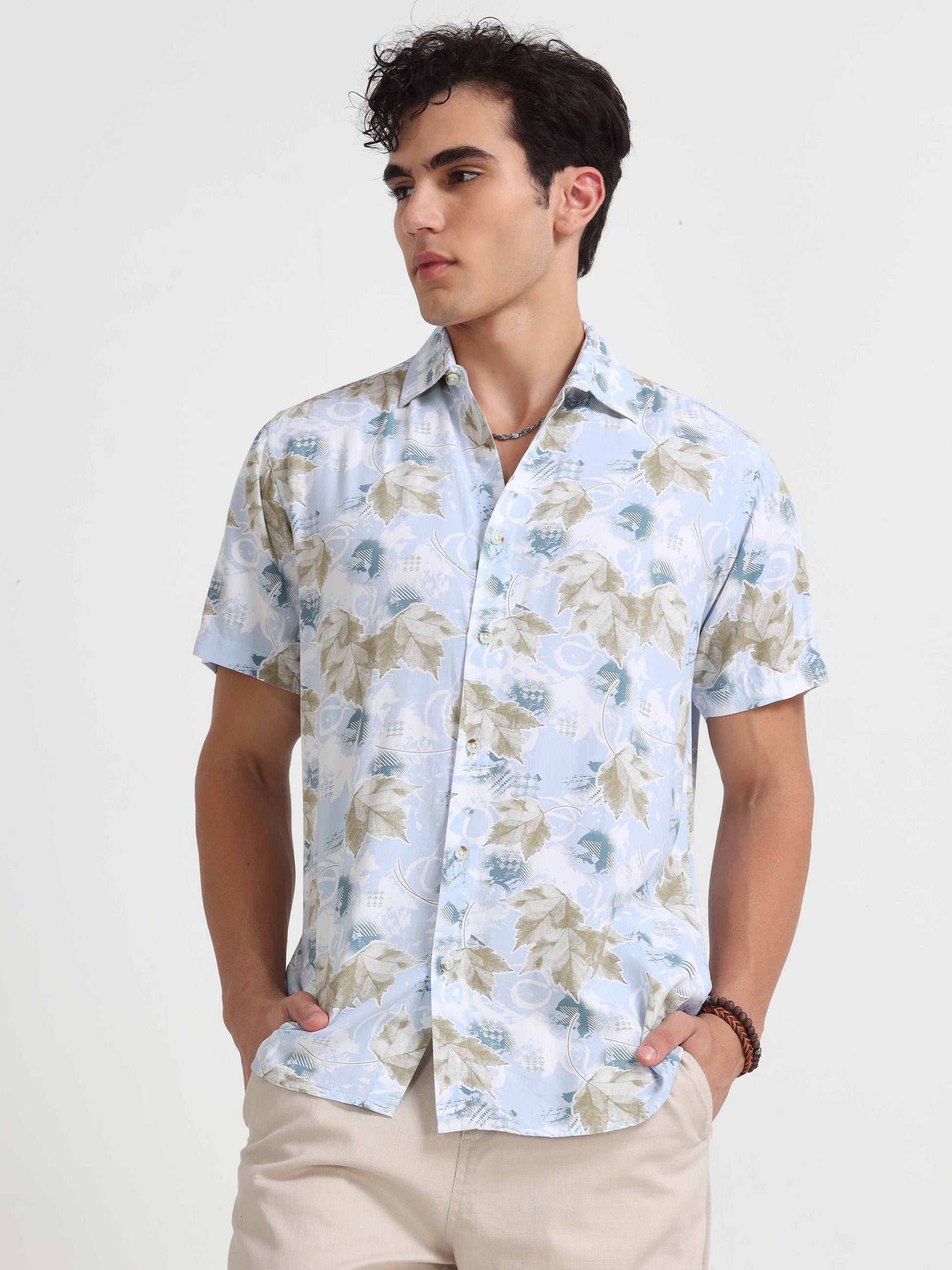 Tropical Print Shirts - Yok