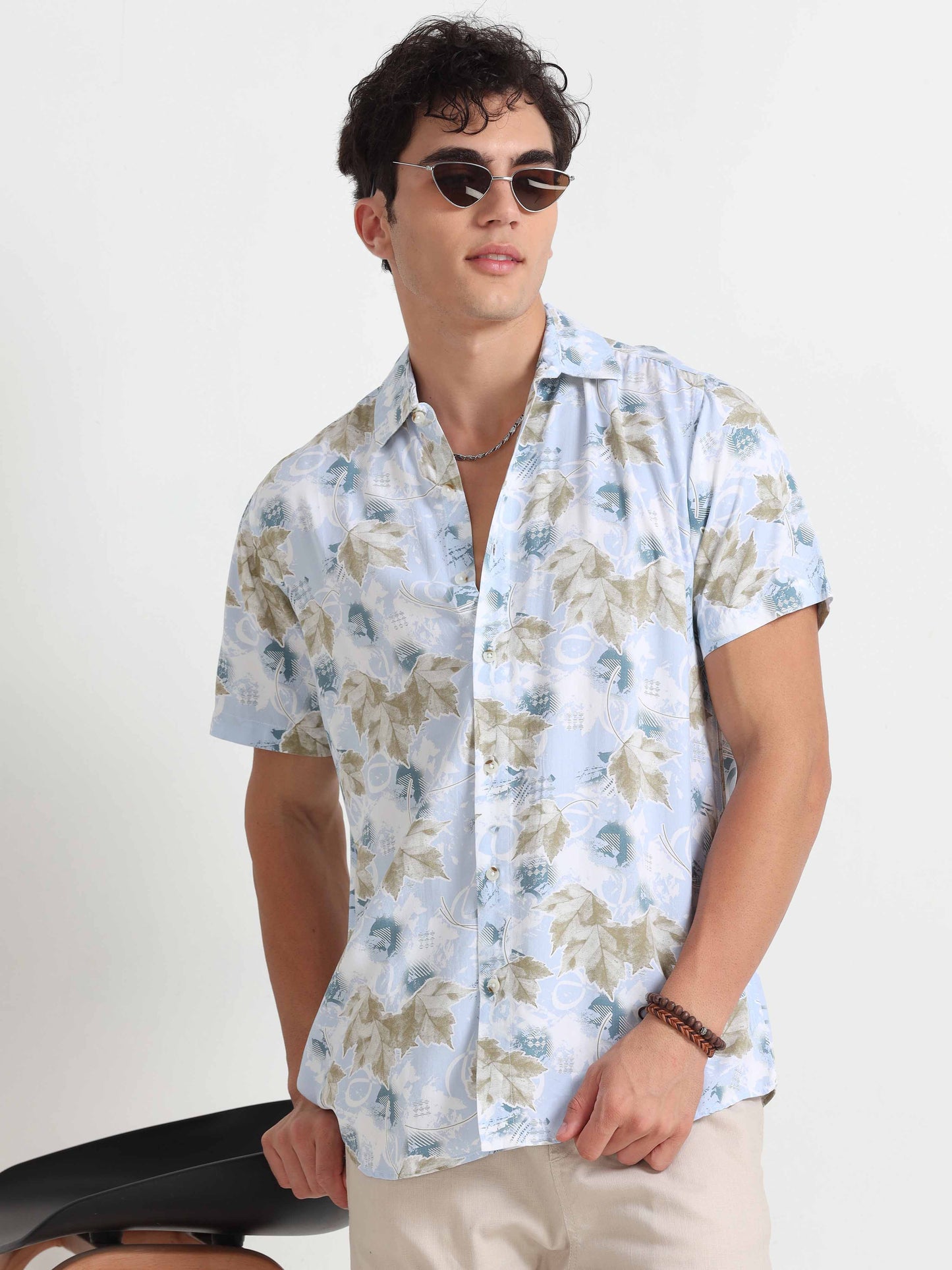 Tropical Print Shirts - Yok