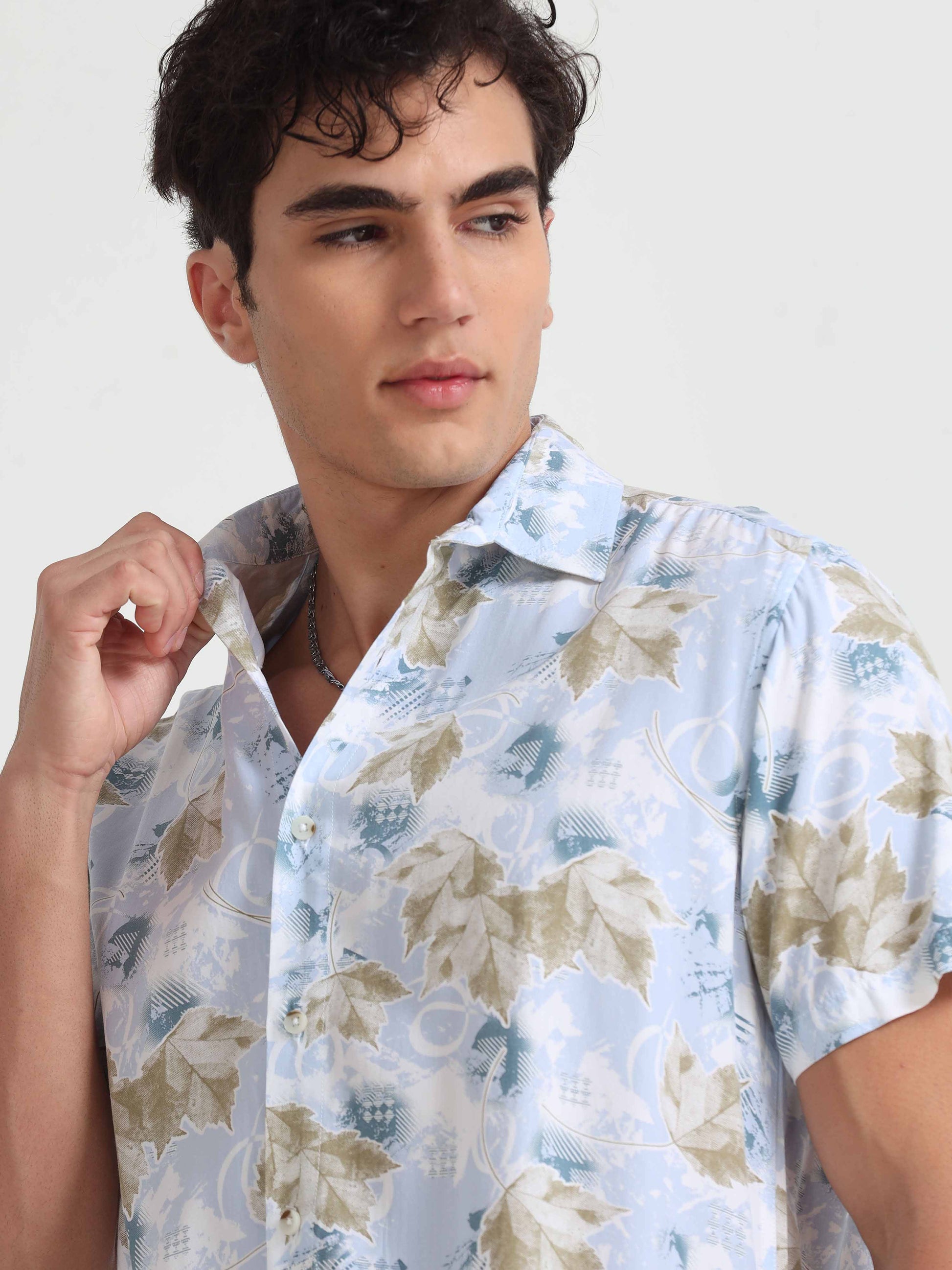 Tropical Print Shirts - Yok