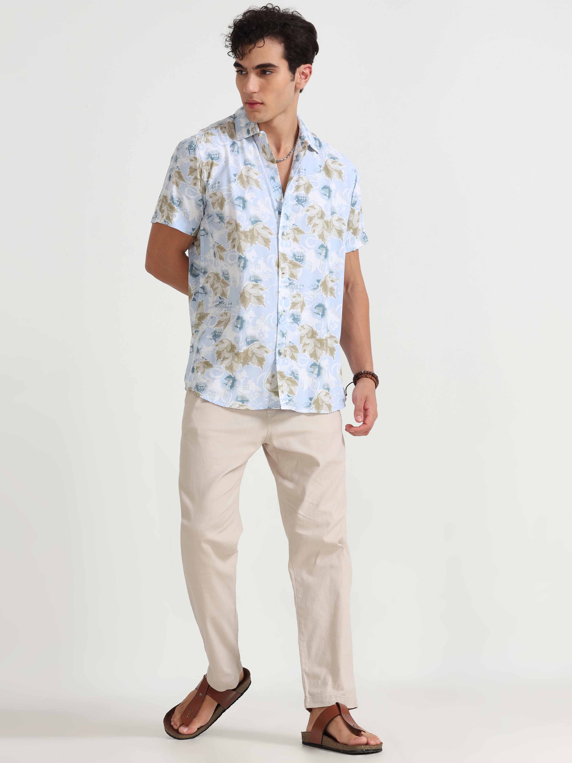 Tropical Print Shirts - Yok