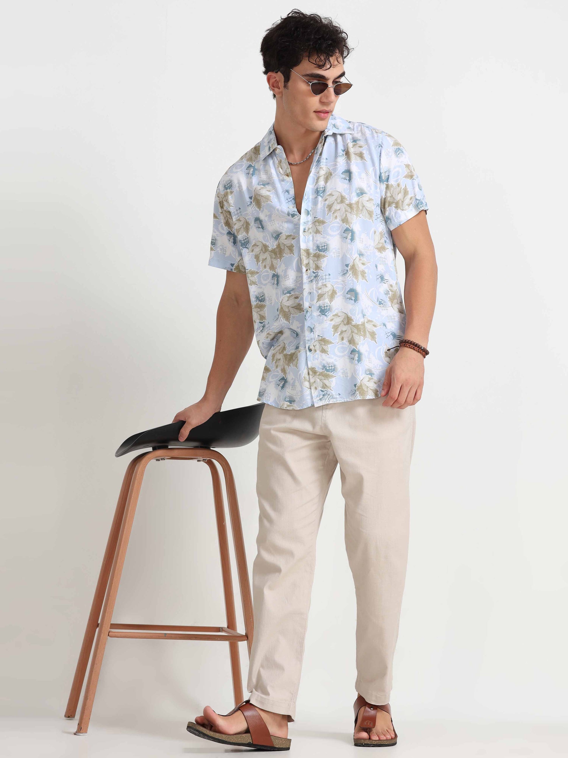 Tropical Print Shirts - Yok