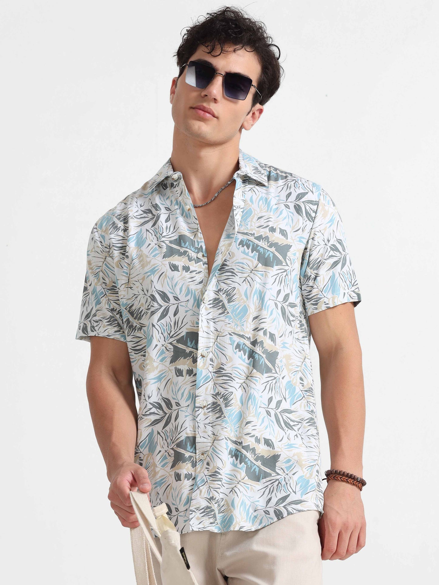  Mens Half Sleeve Printed Shirt 