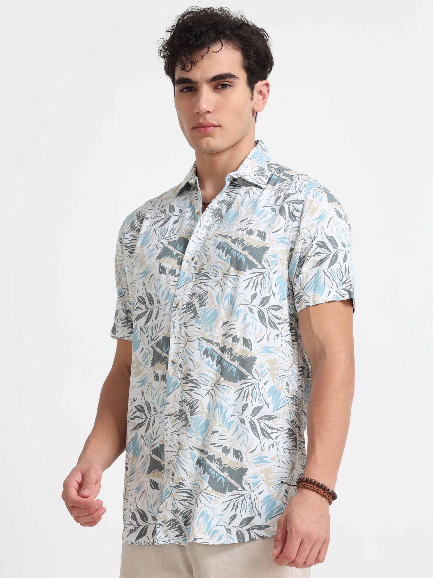  Mens Half Sleeve Printed Shirt 