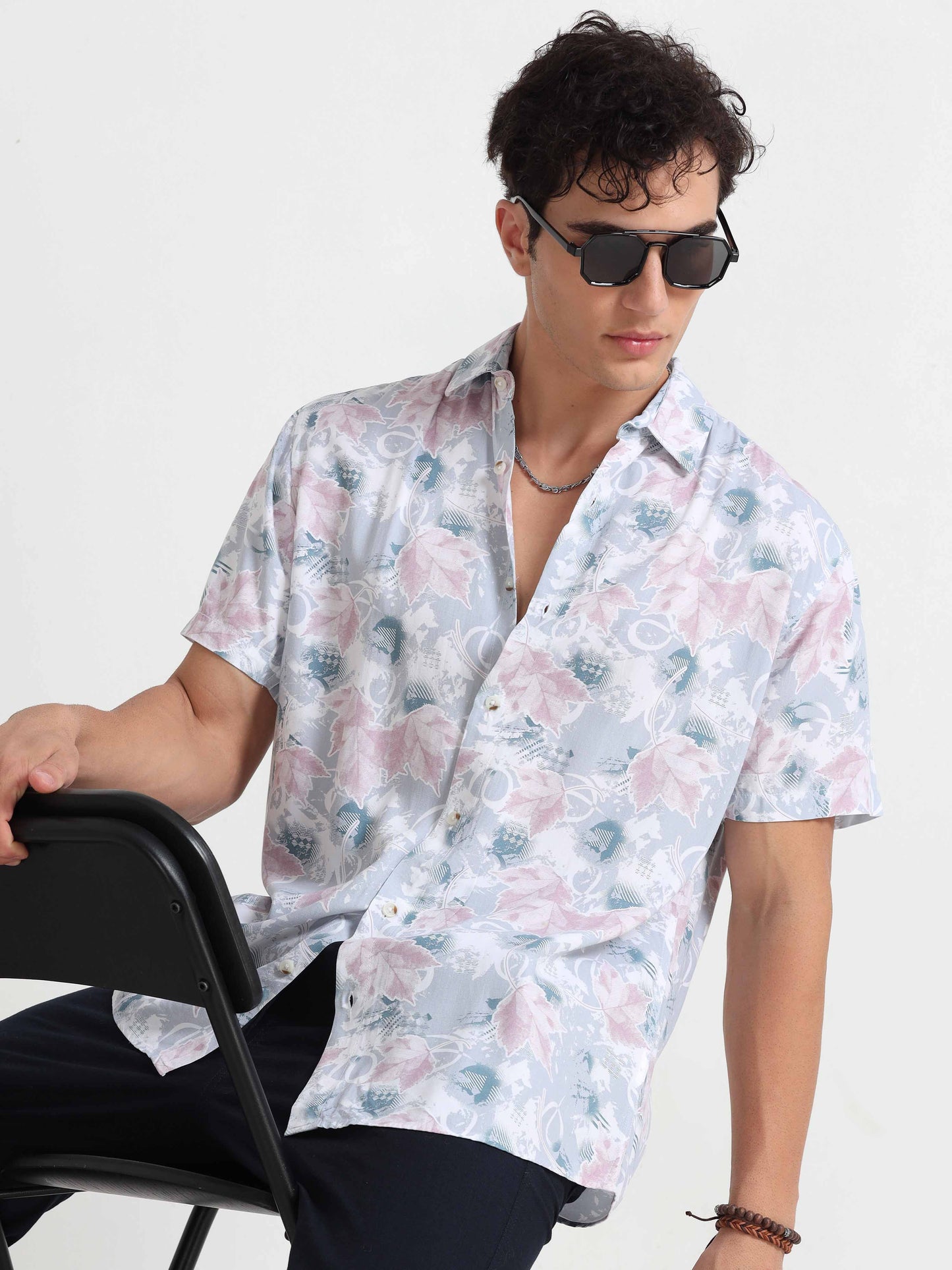 Half Sleeve Printed Shirt for Men 