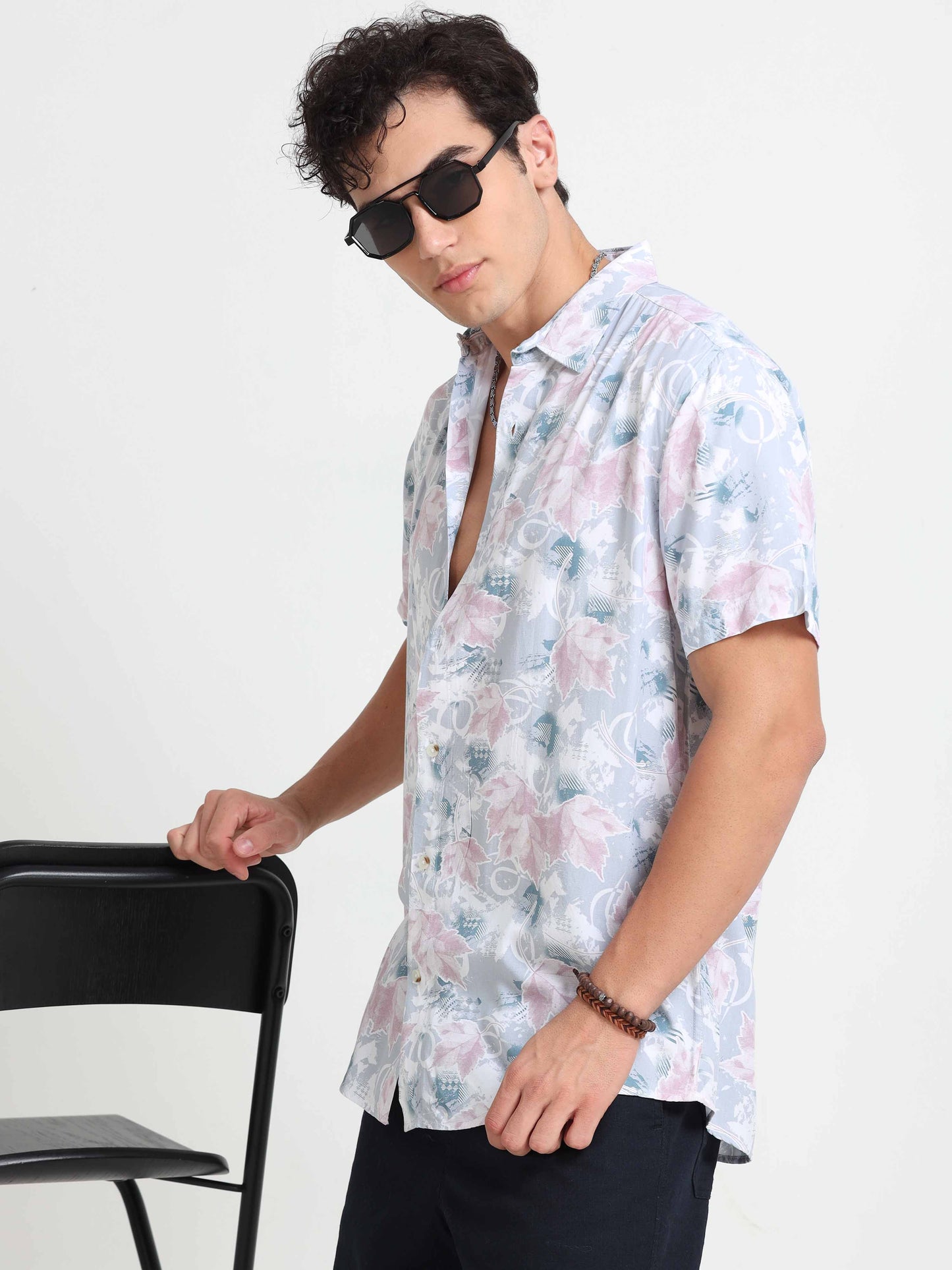 Half Sleeve Printed Shirt for Men 