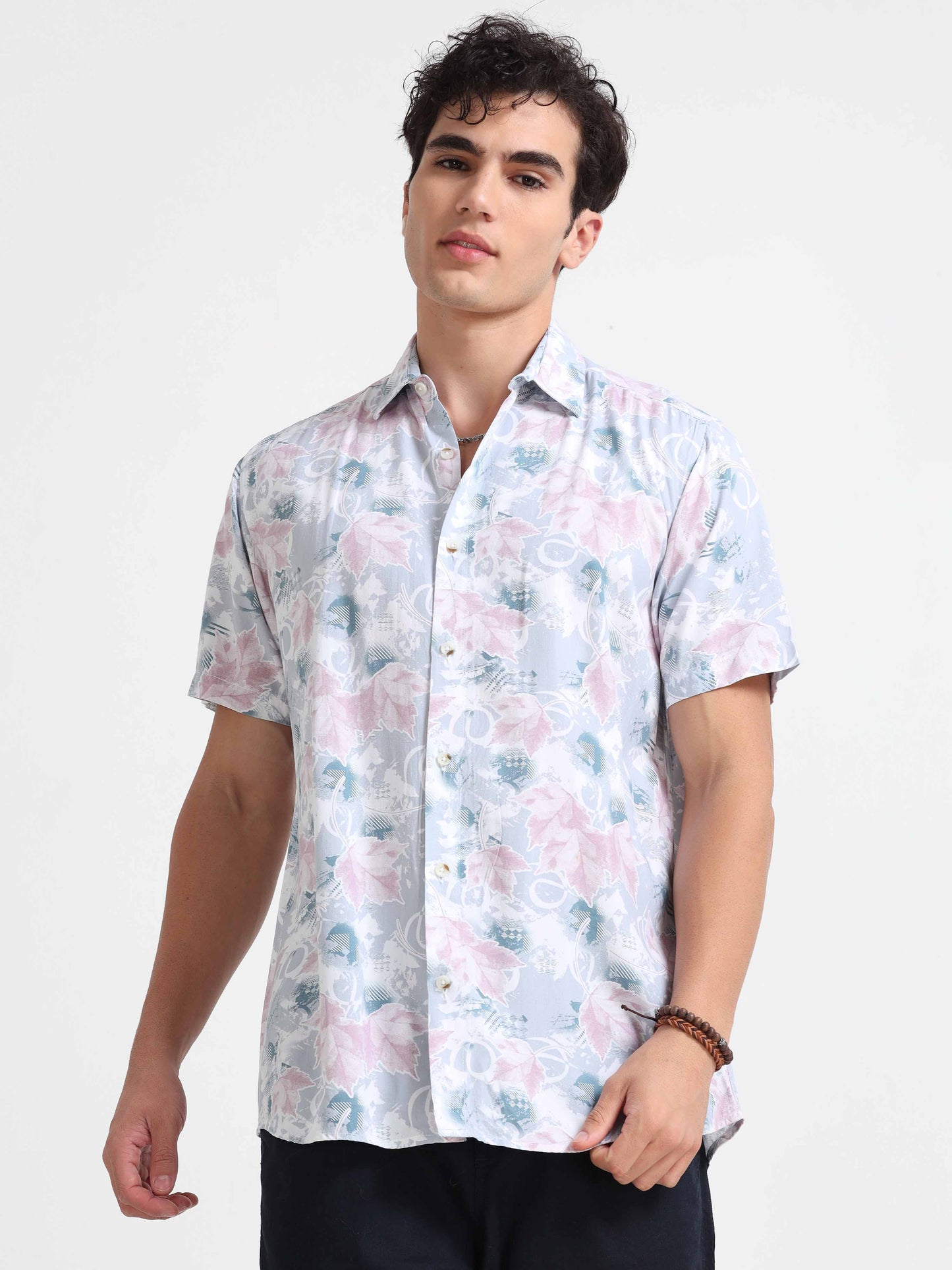 Half Sleeve Printed Shirt for Men 