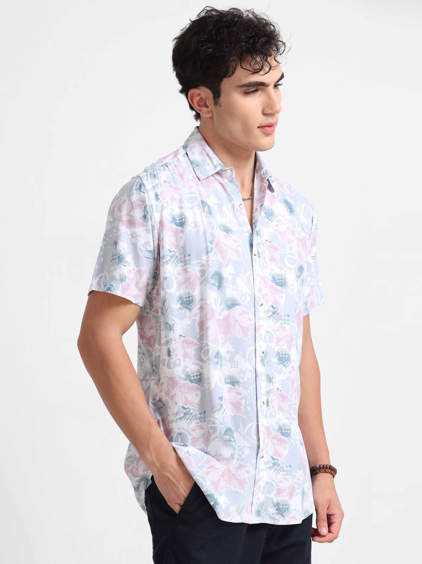 Half Sleeve Printed Shirt for Men 